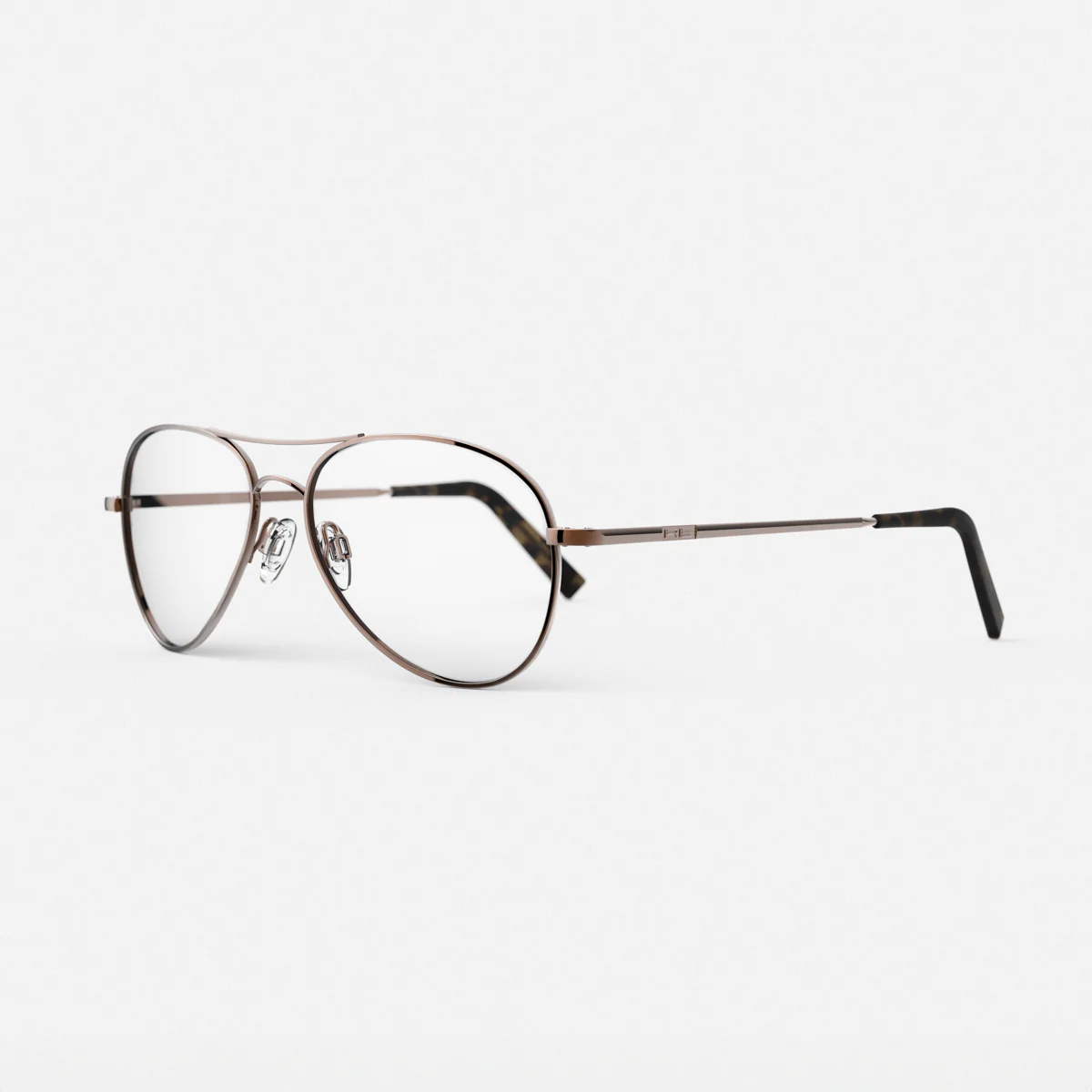 Amelia - 22k Chocolate Gold & Clear - Prescription Eyewear - Image 2