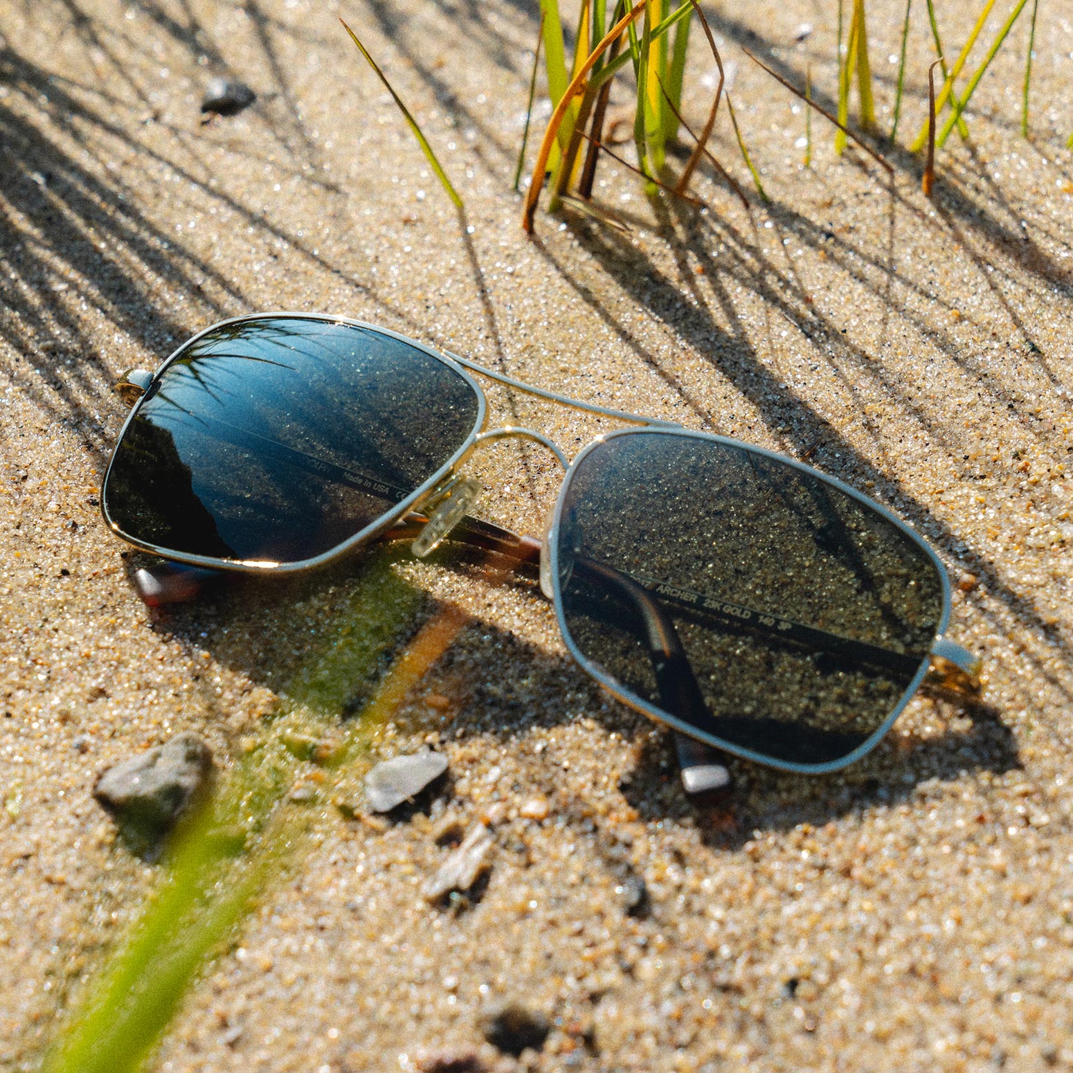 Archer - 23k Gold & AGX - Prescription Sunglasses - Image 2