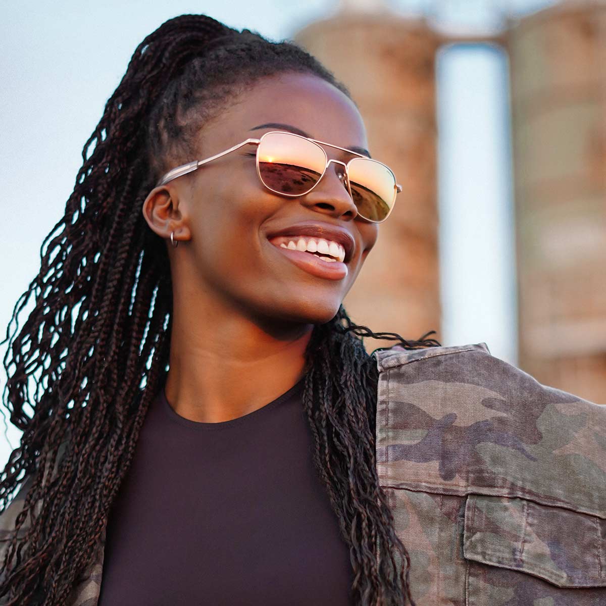 Aviator - 22k Rose Gold & Rose Gold - Prescription Sunglasses - Image 7