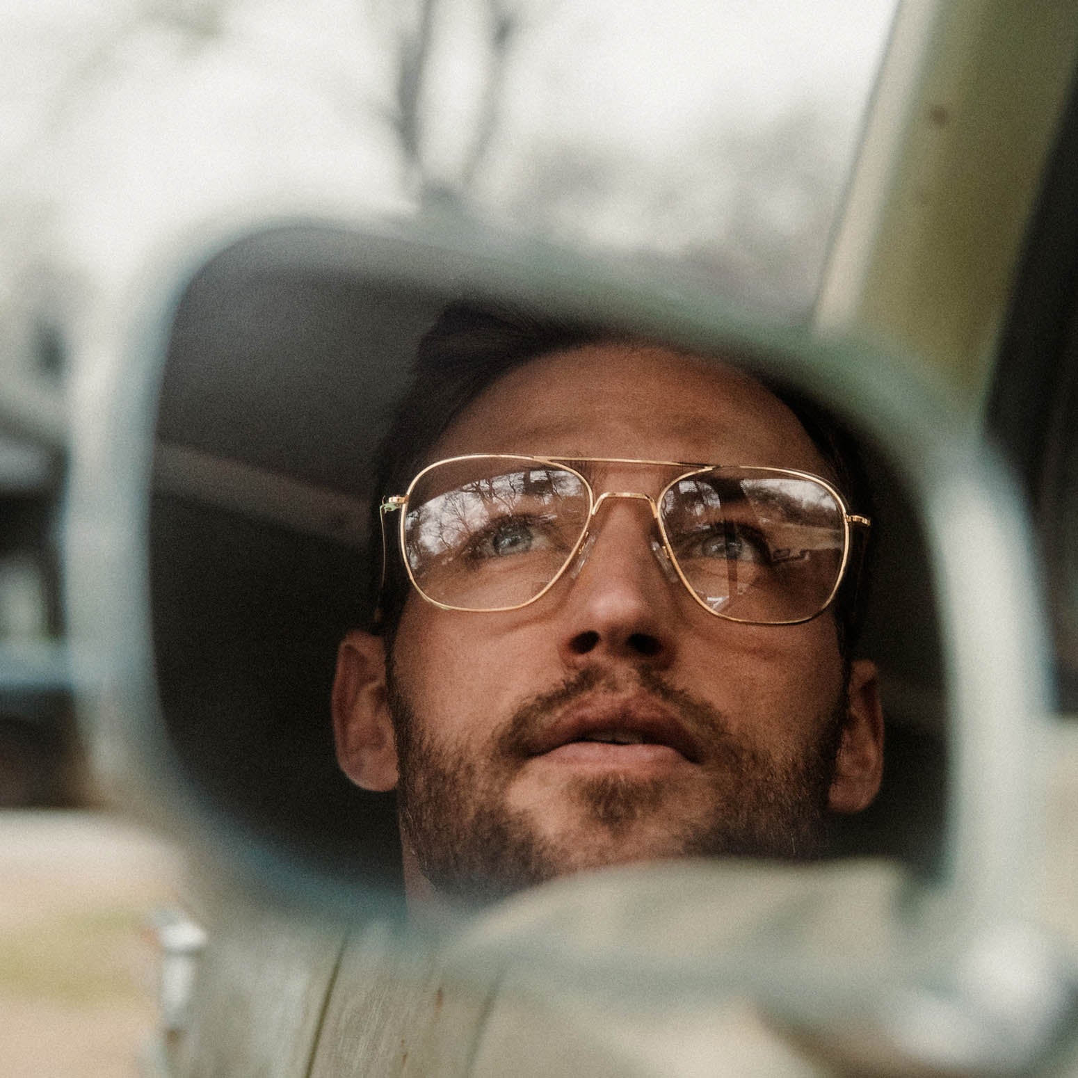 Aviator - 23k Gold & Clear - Prescription Eyewear - Image 2