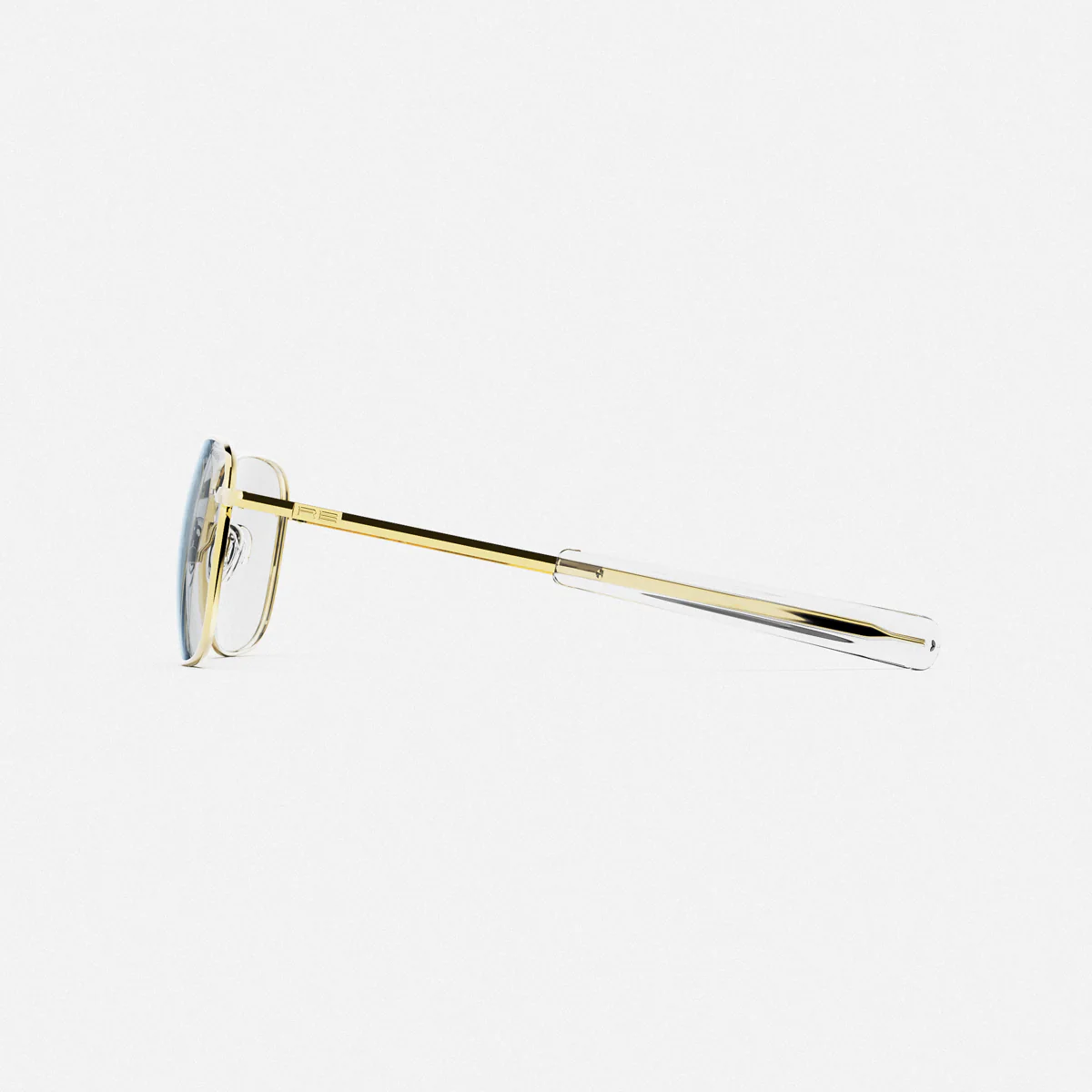 Aviator - 23k Gold & Clear - Prescription Eyewear - Image 4