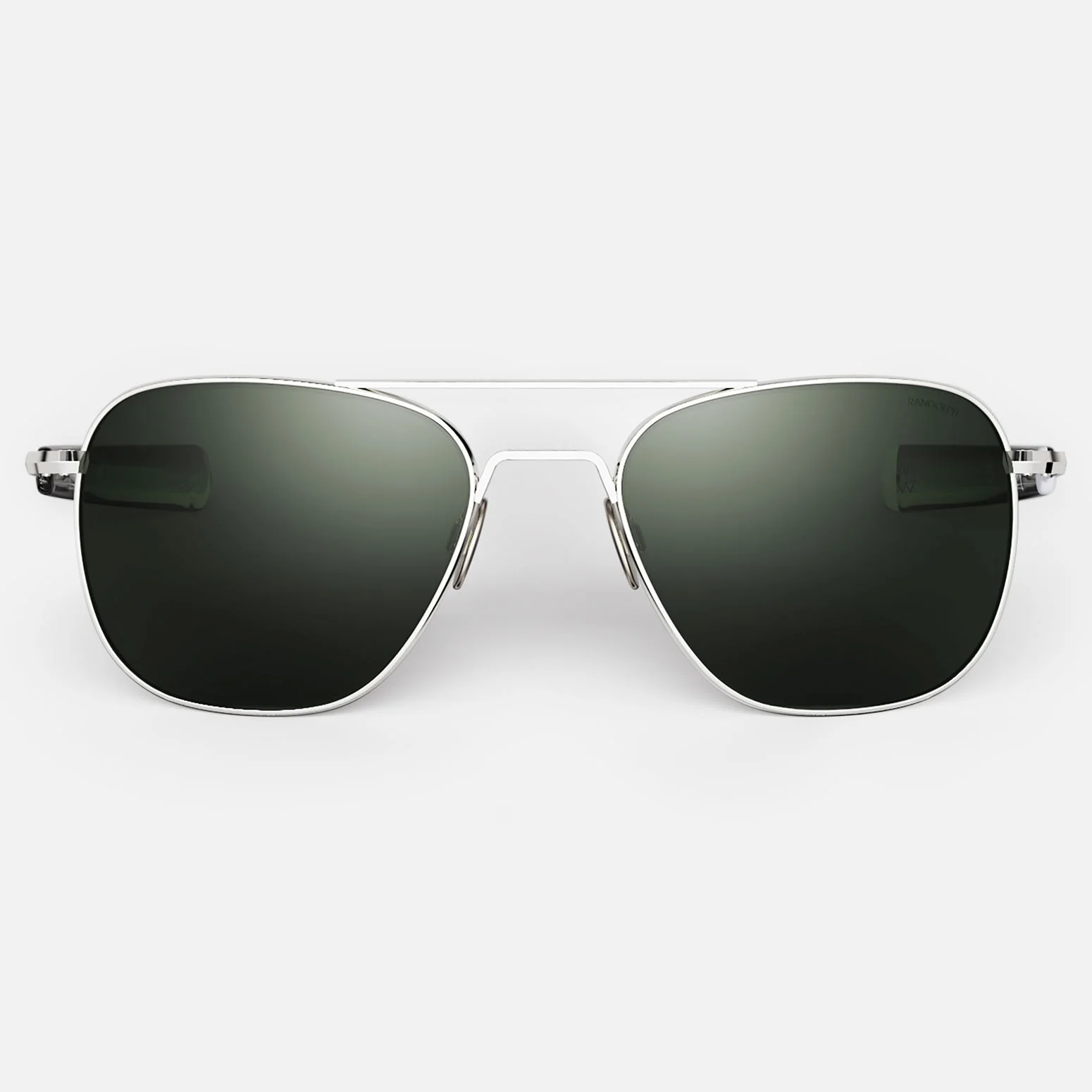 Aviator - 23k White Gold & AGX - Prescription Sunglasses