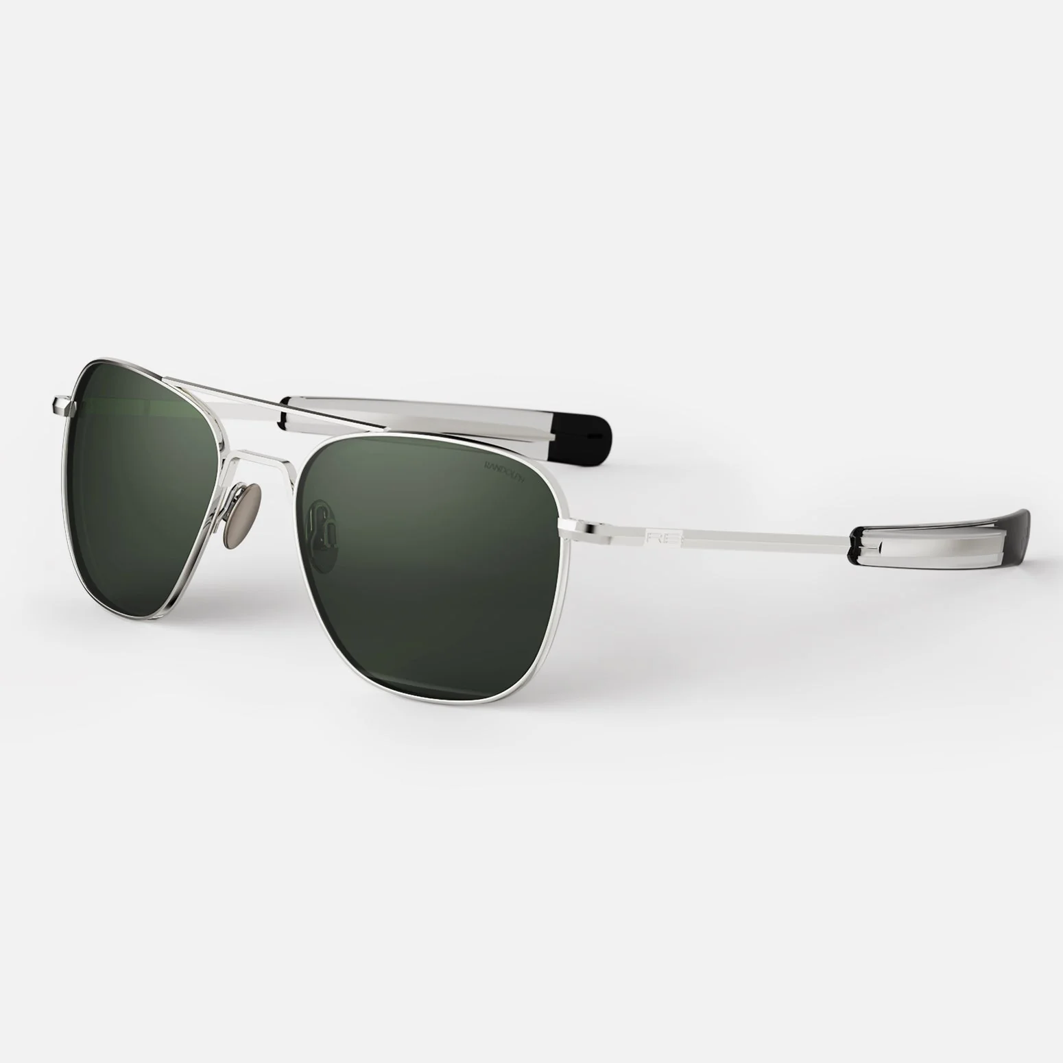 Aviator - 23k White Gold & AGX - Prescription Sunglasses - Image 2