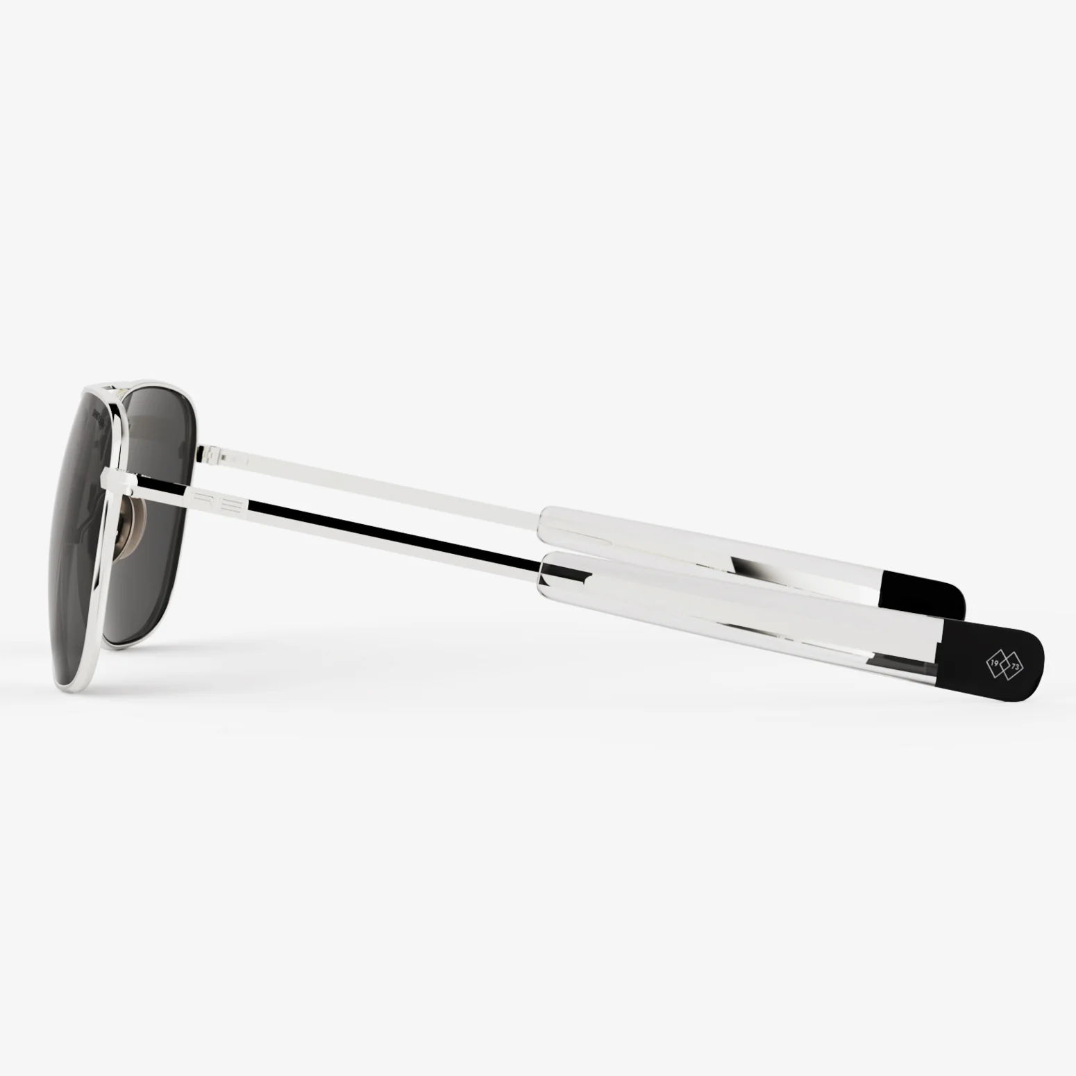 Aviator - 23k White Gold & American Gray - Image 4