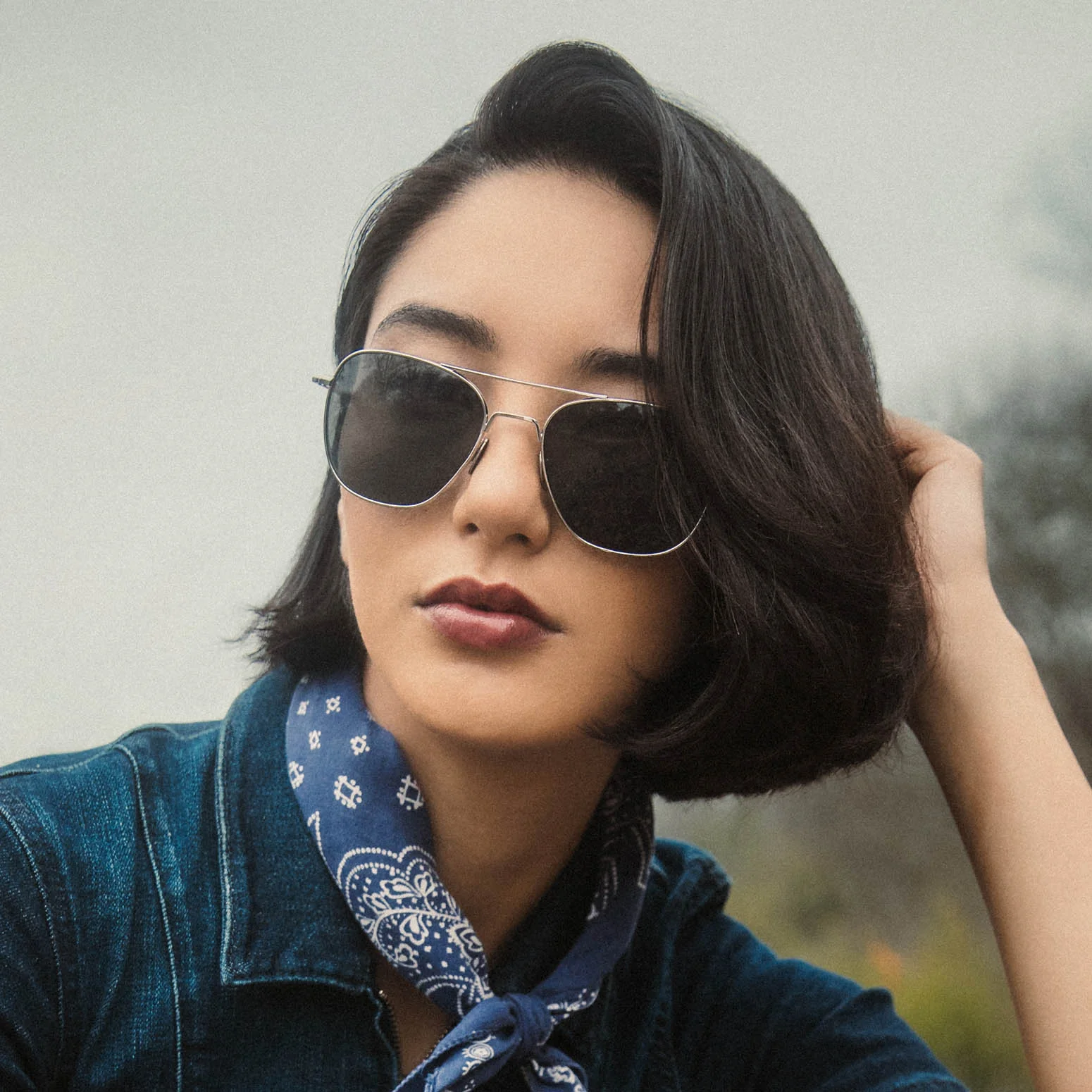 Aviator - 23k White Gold & American Gray - Image 6
