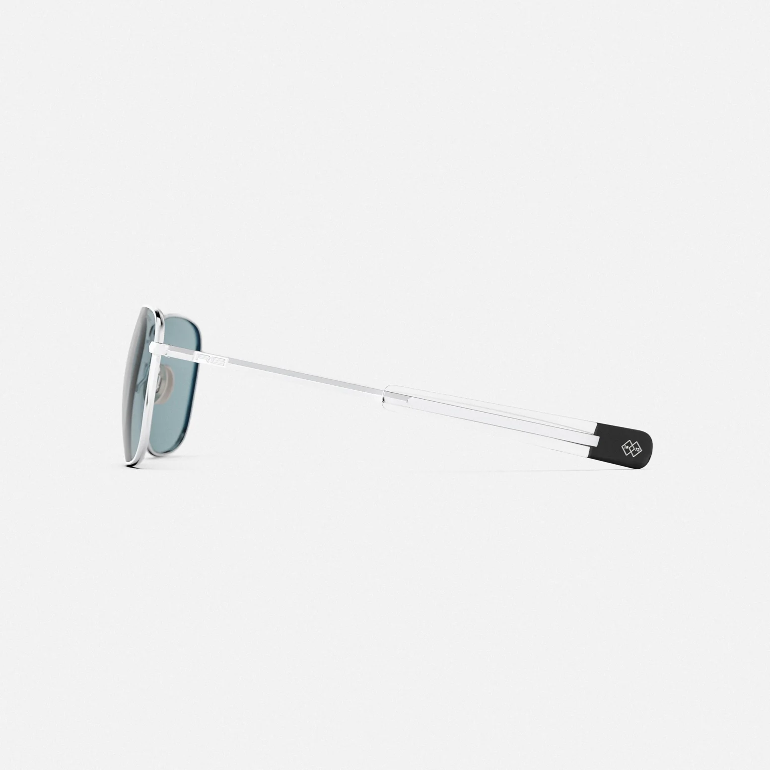 Aviator - 23k White Gold & Blue Hydro - Prescription Sunglasses - Image 3