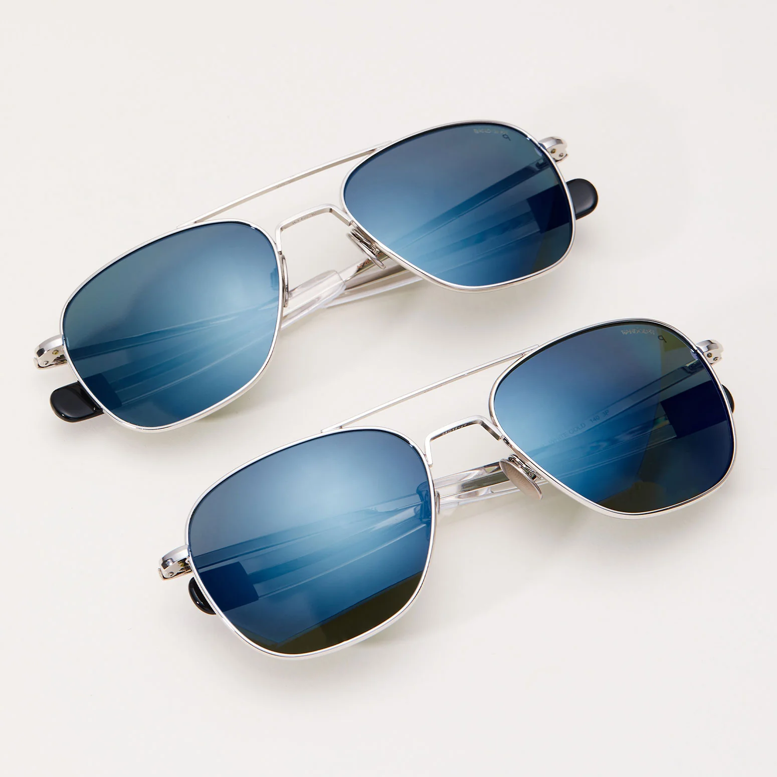 Aviator - 23k White Gold & Cobalt - Image 3