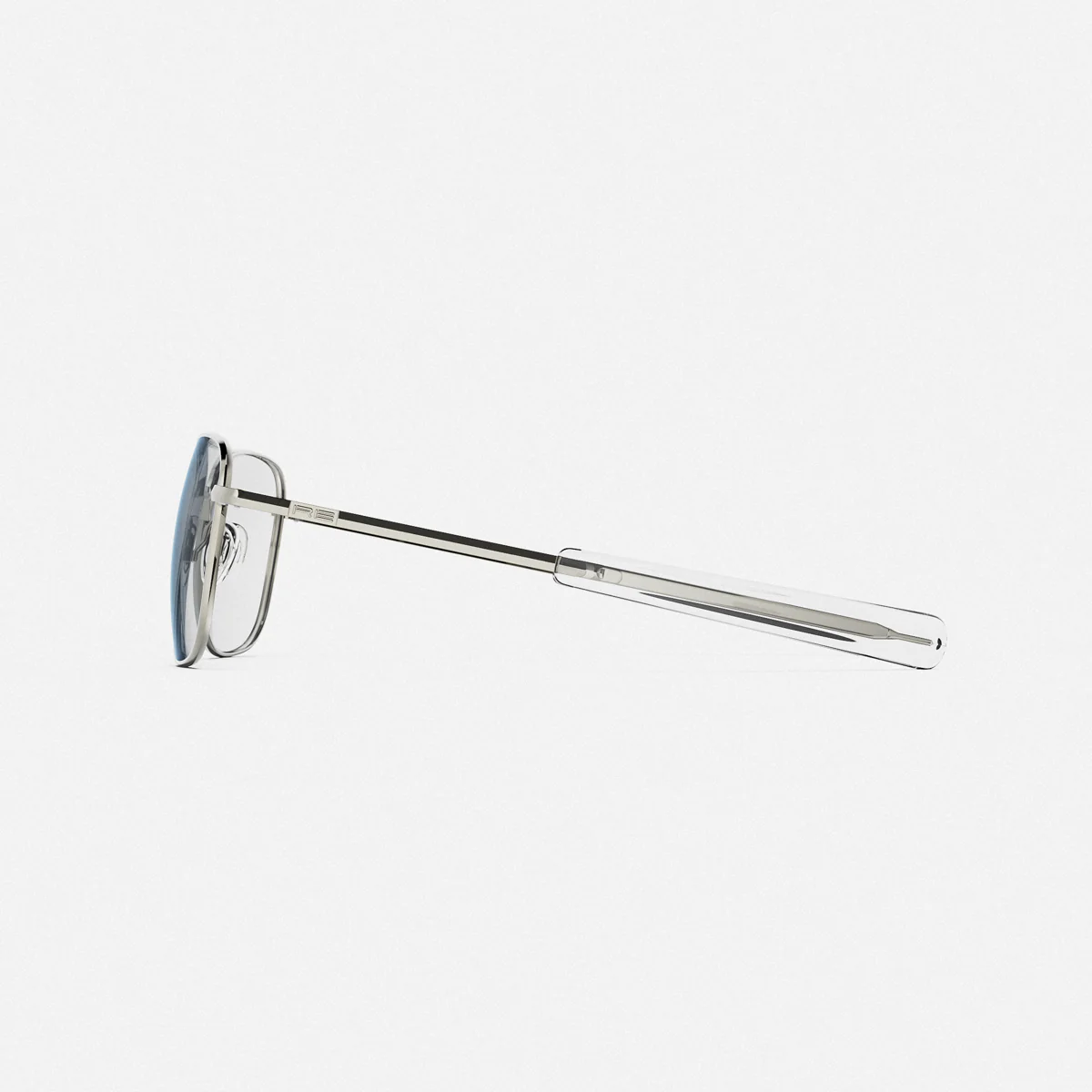 Aviator - Gunmetal & Clear - Prescription Eyewear - Image 4