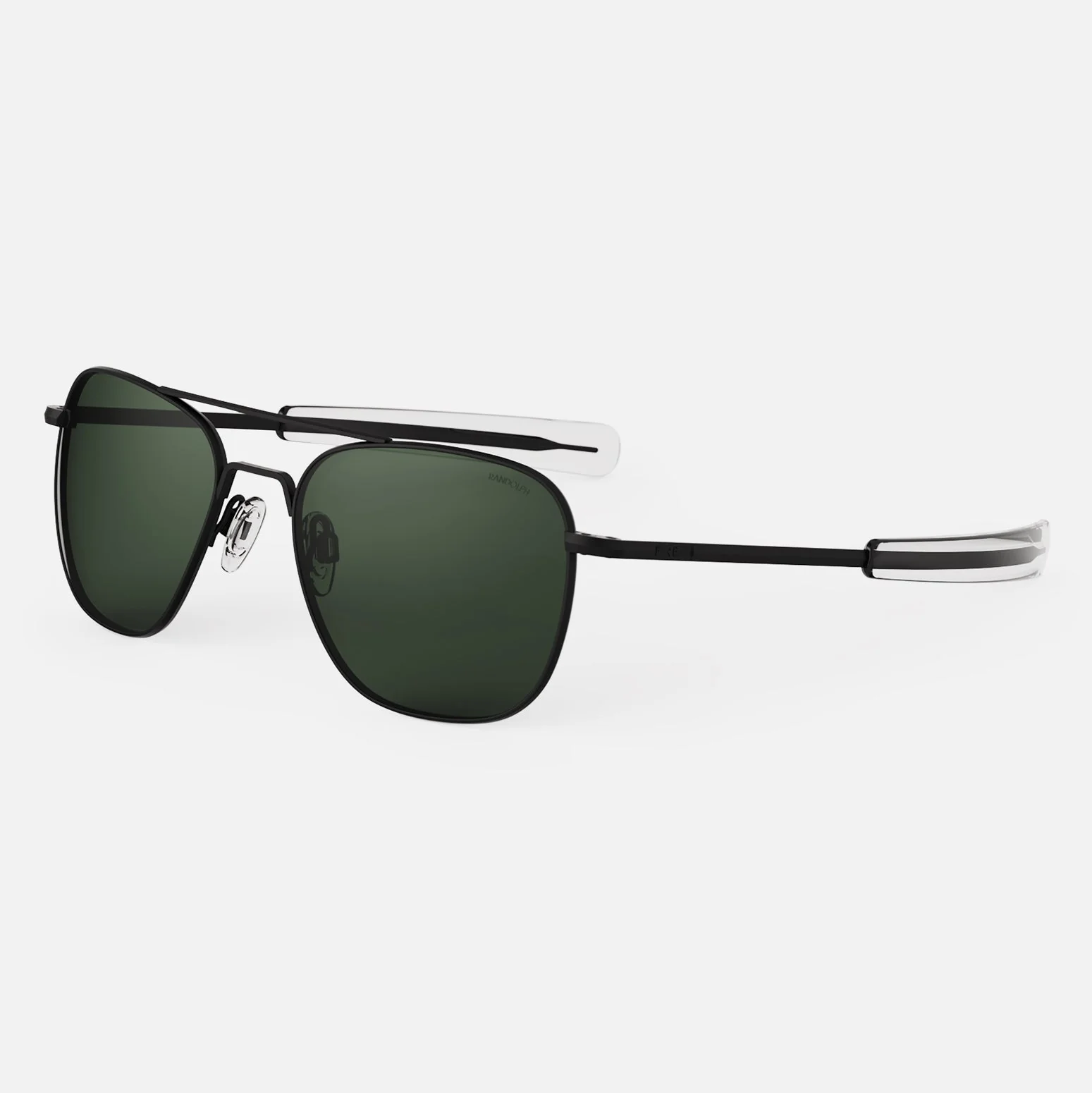 Aviator - Matte Black & AGX - Prescription Sunglasses - Image 2