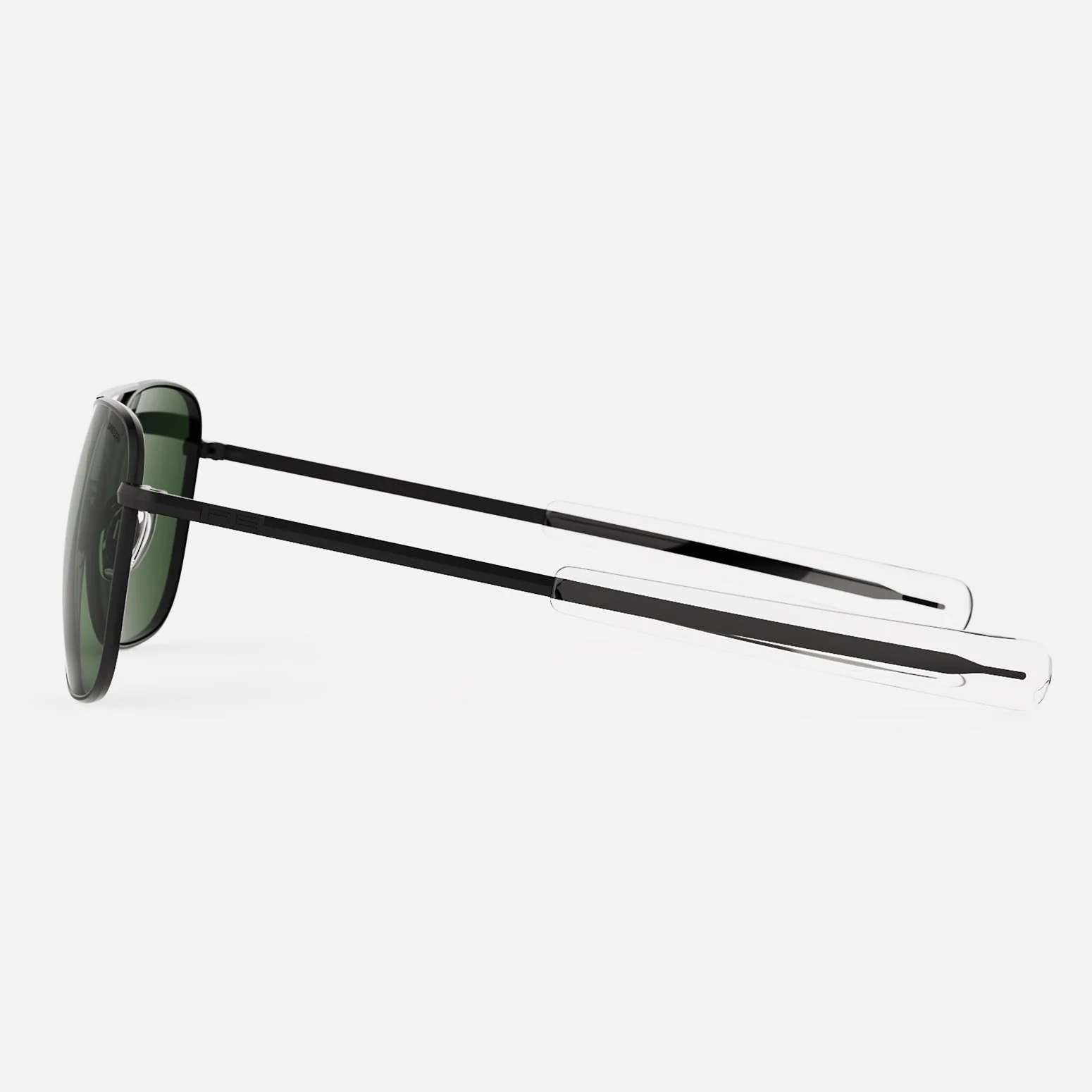 Aviator - Matte Black & AGX - Prescription Sunglasses - Image 3