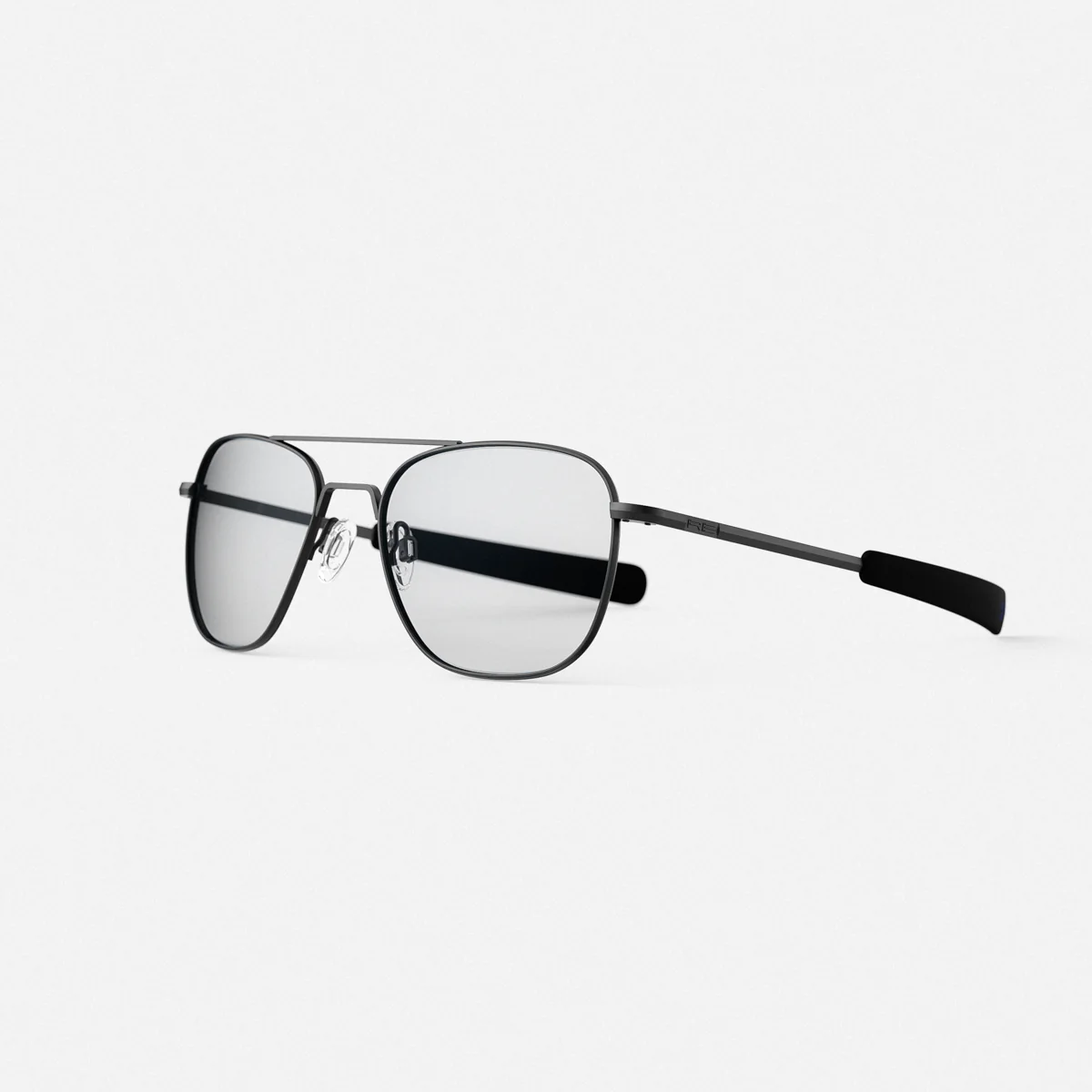 Aviator - Matte Black & Clear - Prescription Eyewear - Image 2