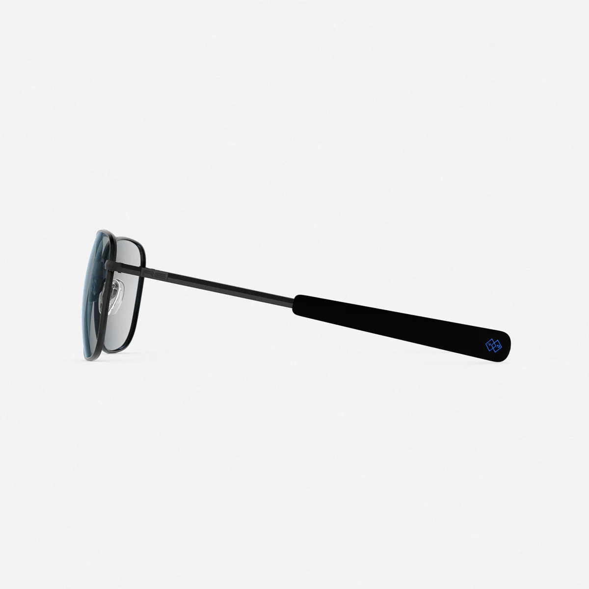 Aviator - Matte Black & Clear - Prescription Eyewear - Image 3