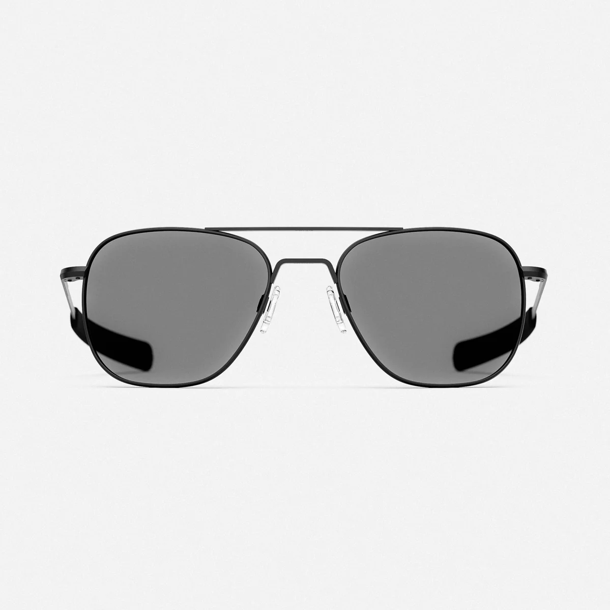 Aviator - Matte Black & Clear - Prescription Eyewear - Image 4