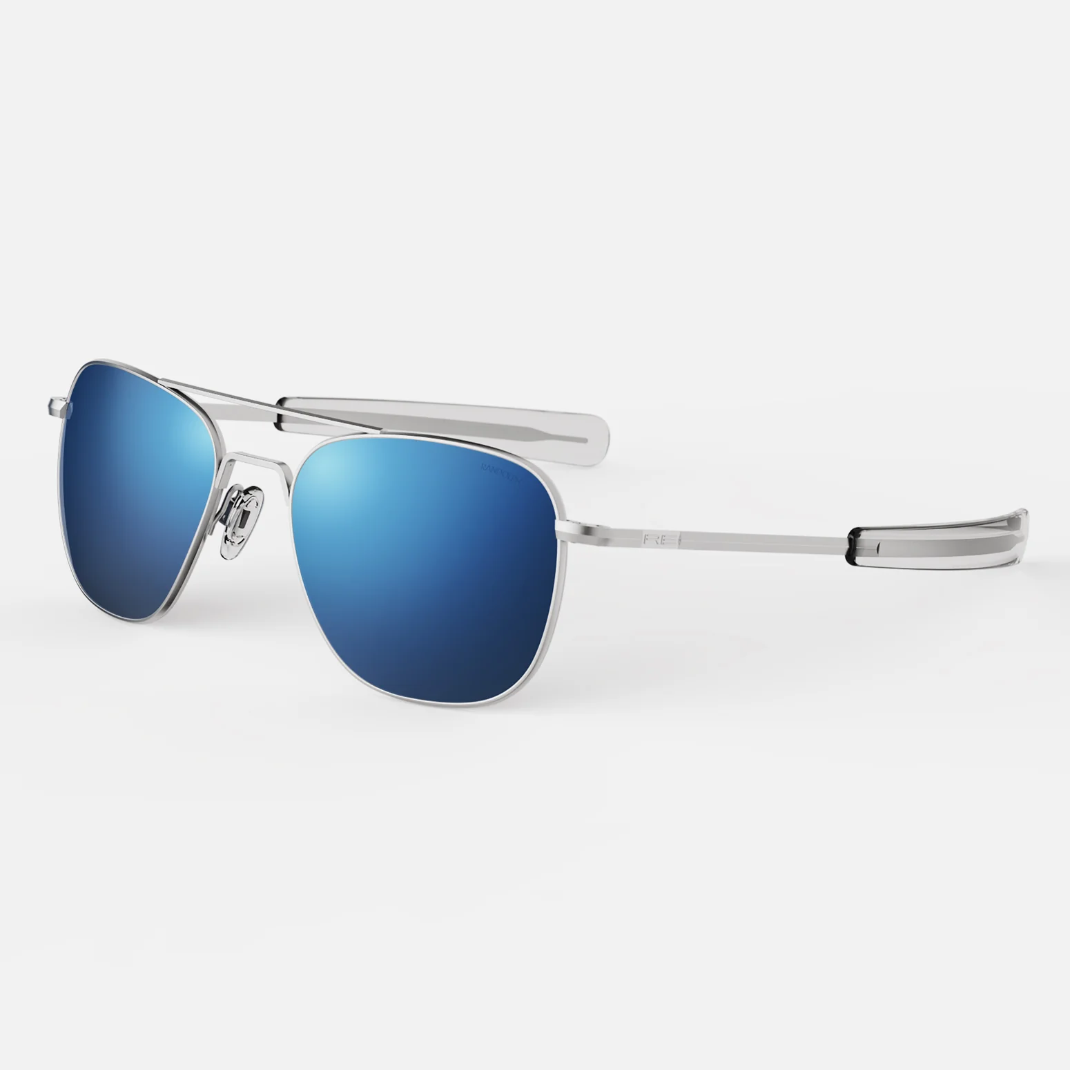 Aviator - Matte Chrome & Atlantic Blue - Image 3
