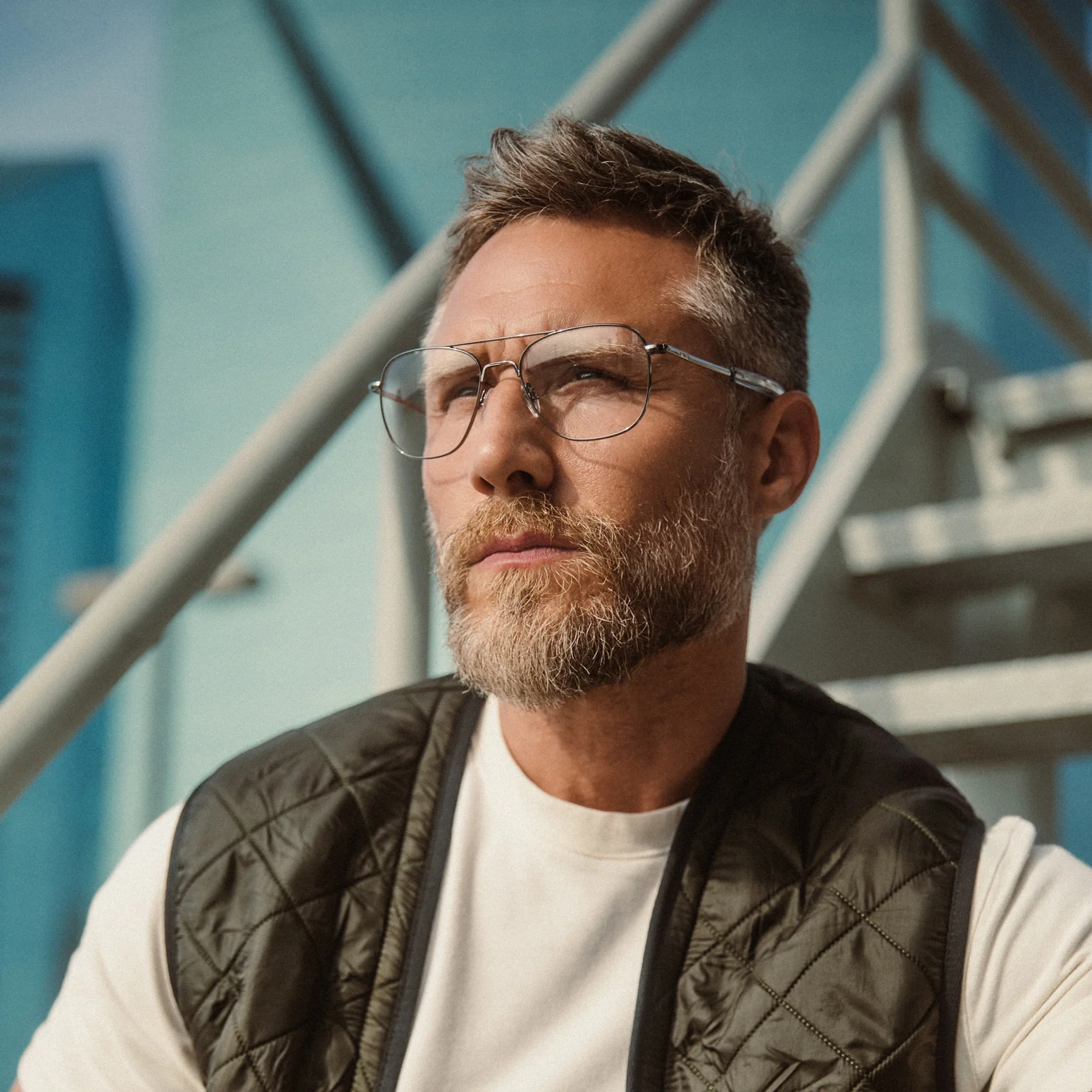 Class A Aviator - Navy & Clear - Prescription Eyewear - Image 8