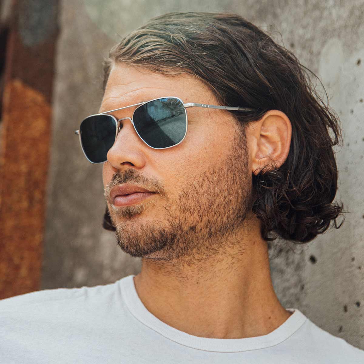 Aviator - Matte Chrome & Cobalt - Image 2