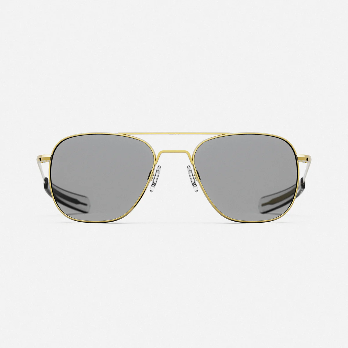 Aviator - Military Special Edition - 23k Gold & Clear - Prescription Eyewear - Image 4