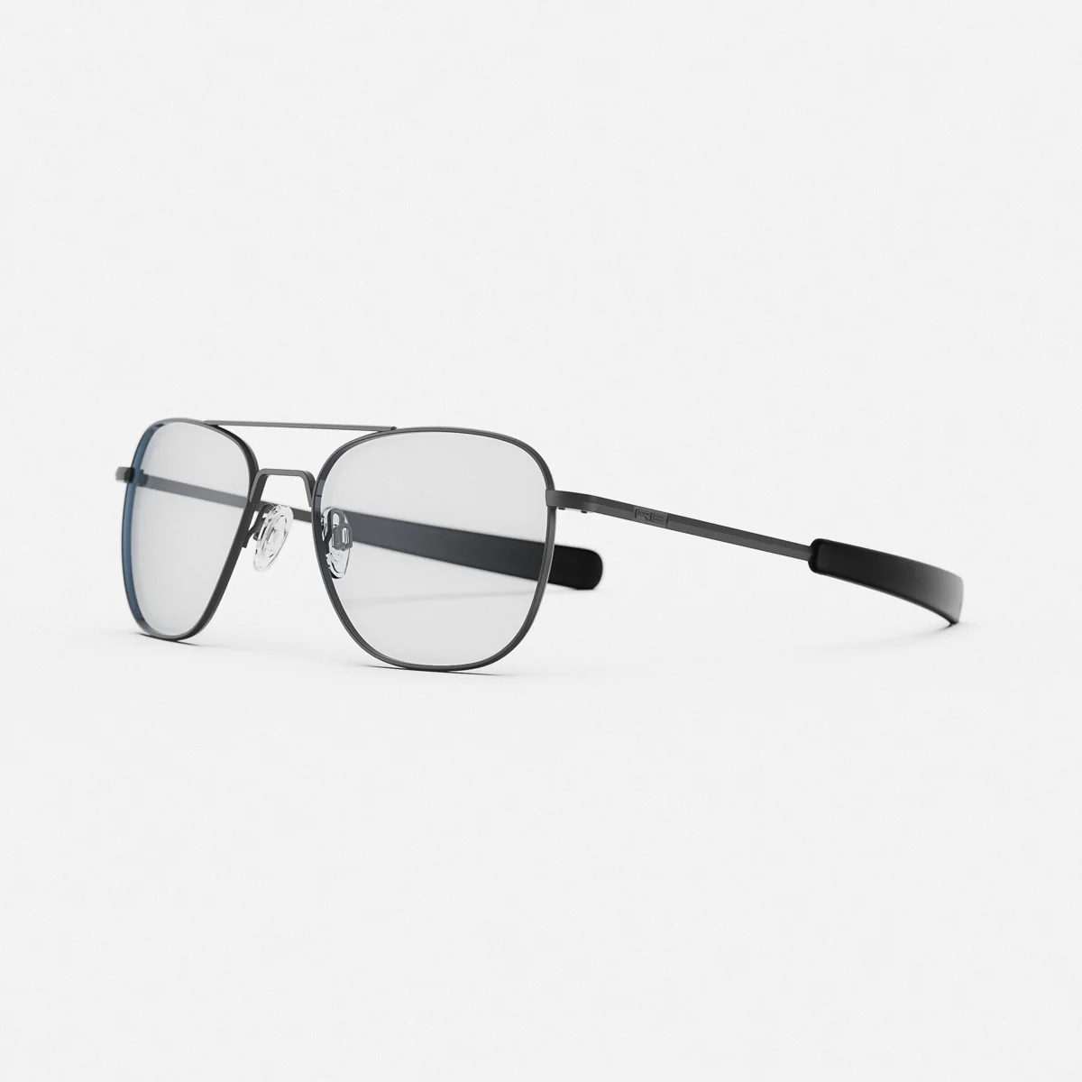 Aviator - Military Special Edition - Matte Black & Clear - Prescription Eyewear - Image 3