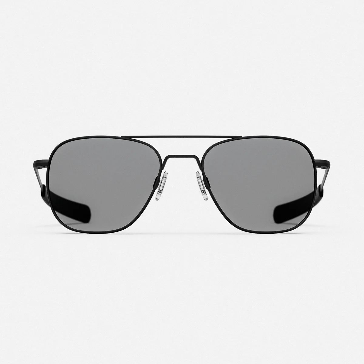 Aviator - Military Special Edition - Matte Black & Clear - Prescription Eyewear - Image 5