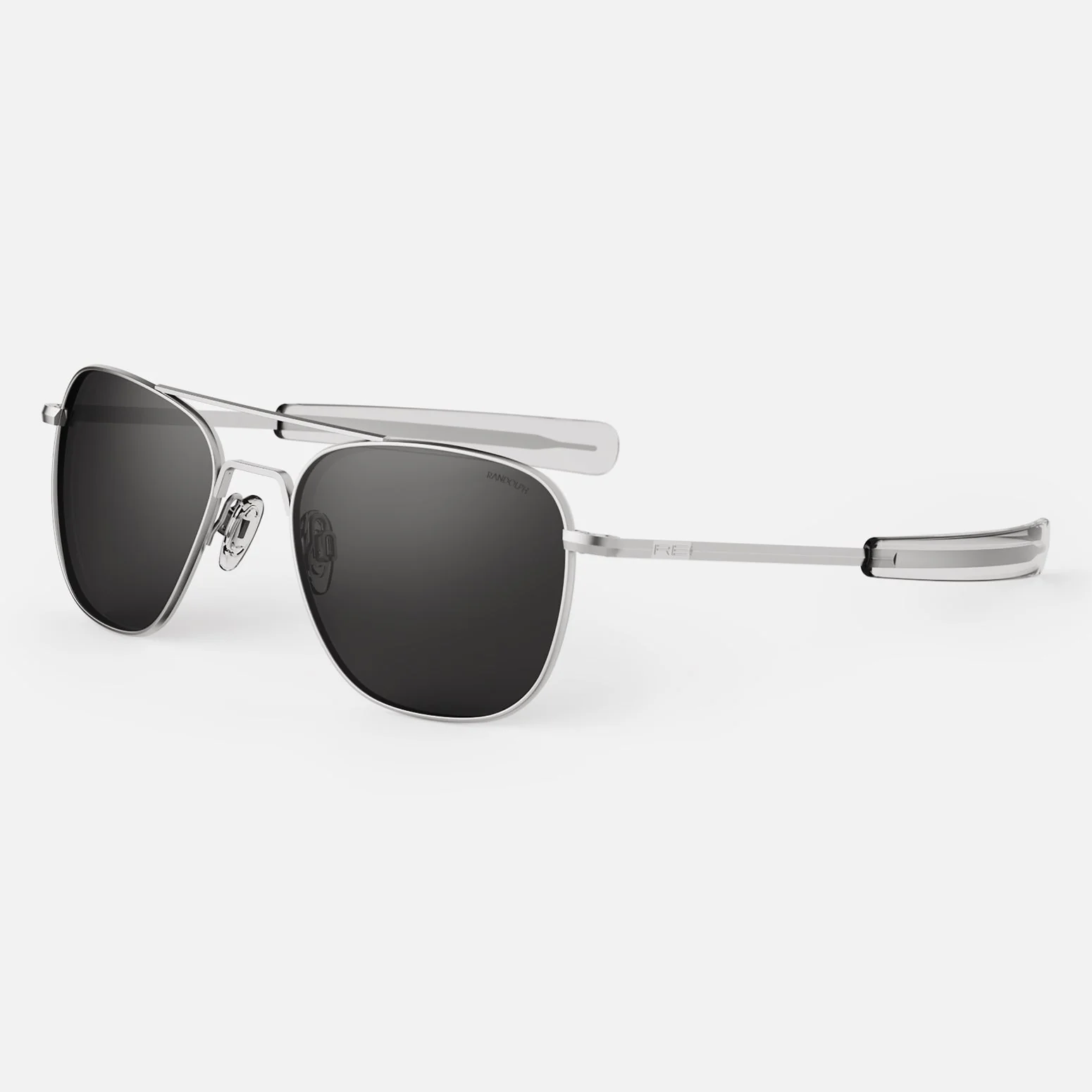Aviator - Military Special Edition - Matte Chrome - Prescription Sunglasses - Image 4