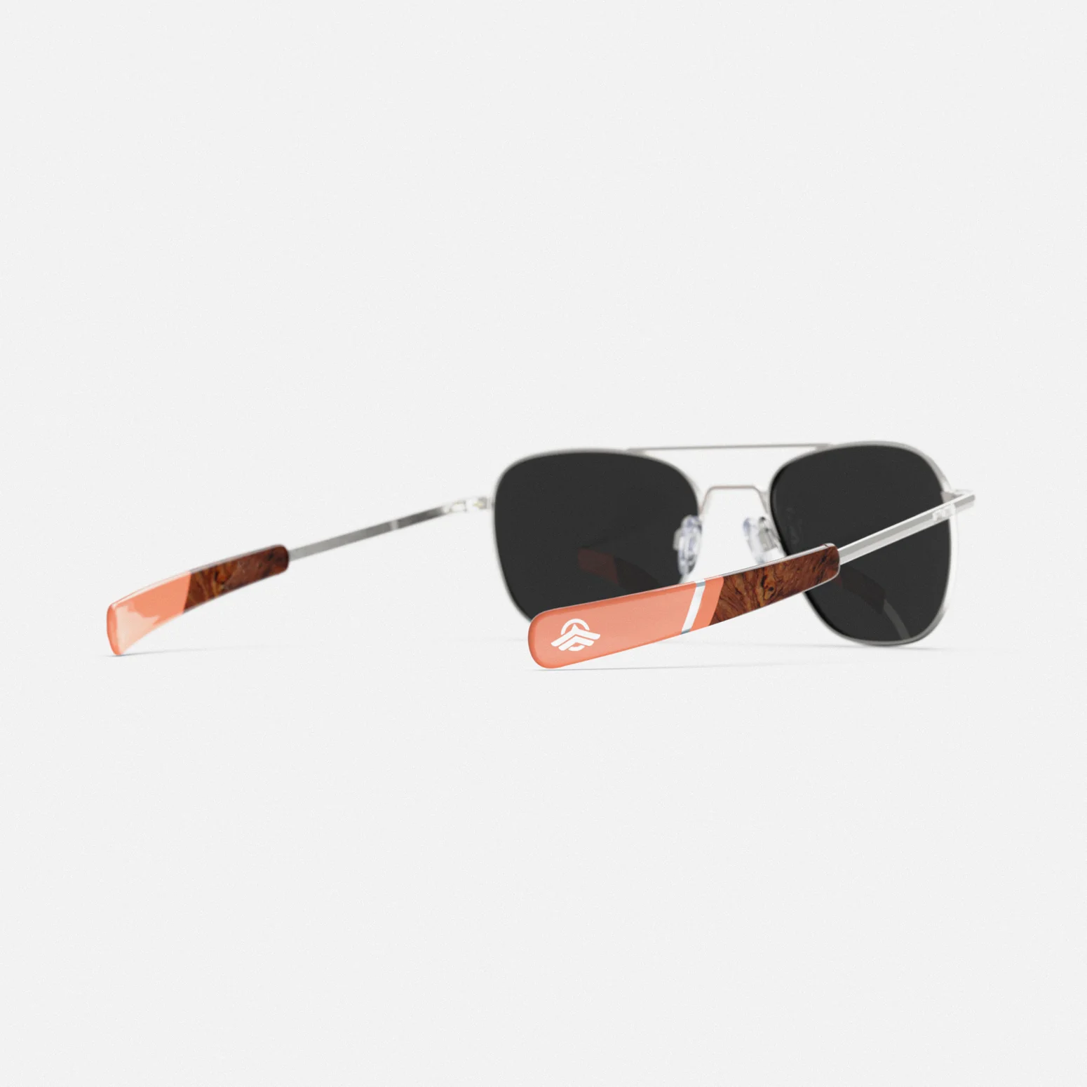 Aviator - Satin Silver & Silver Mirror - Image 6