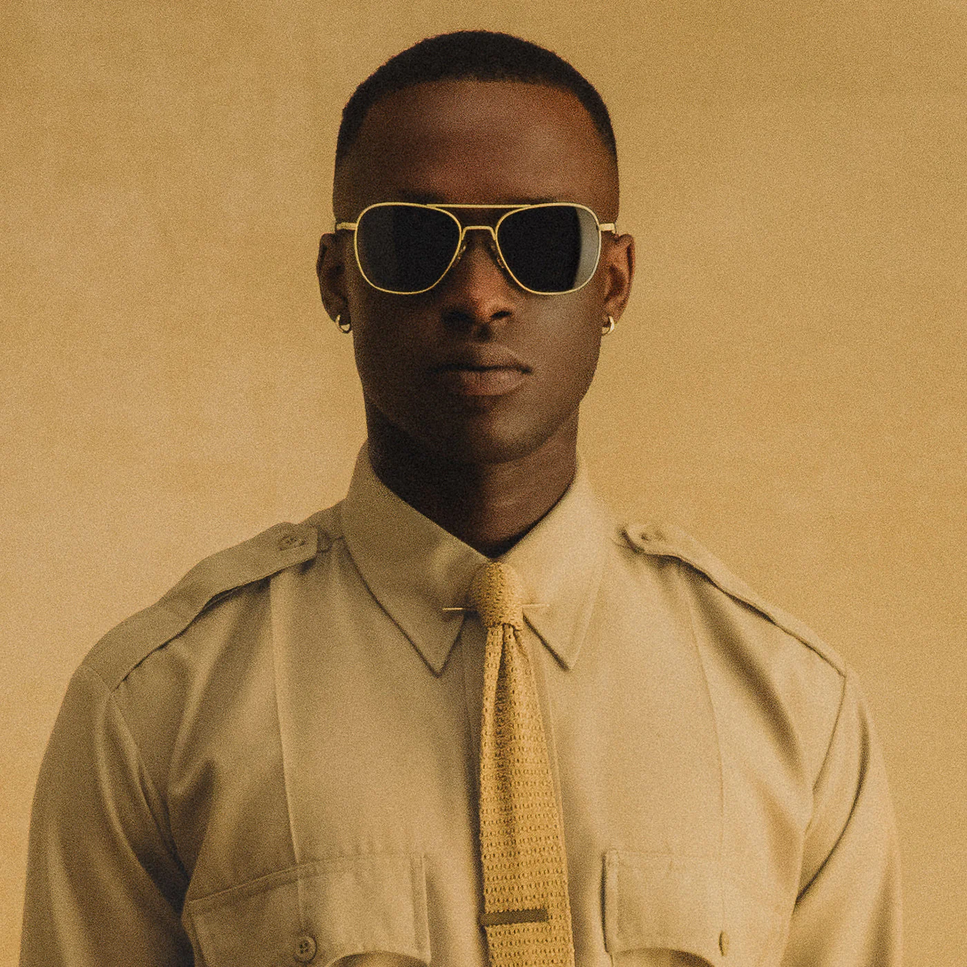 Class A Aviator - Desert Sand & American Gray - Prescription Sunglasses - Image 6
