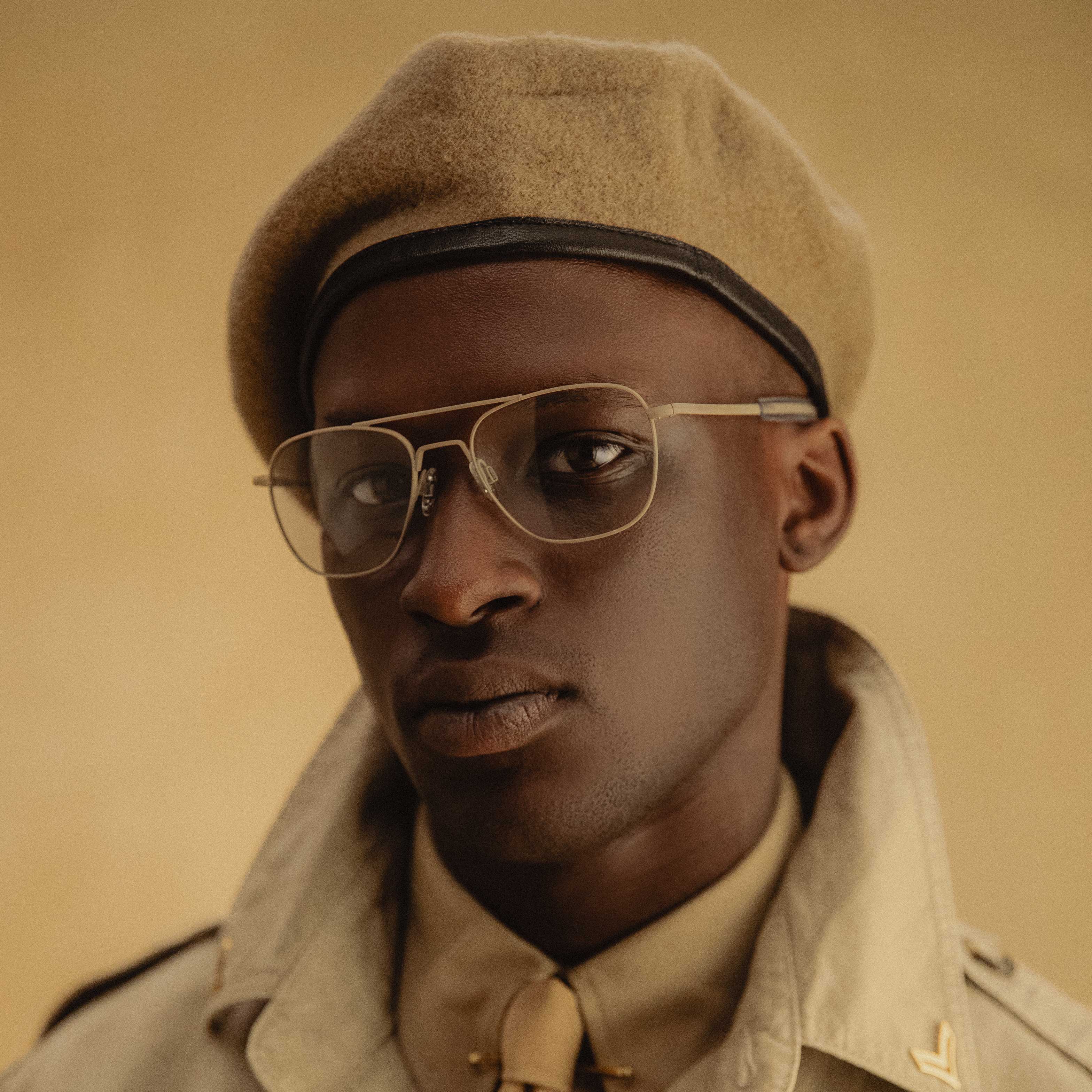 Class A Aviator - Desert Sand & Clear - Prescription Eyewear - Image 2