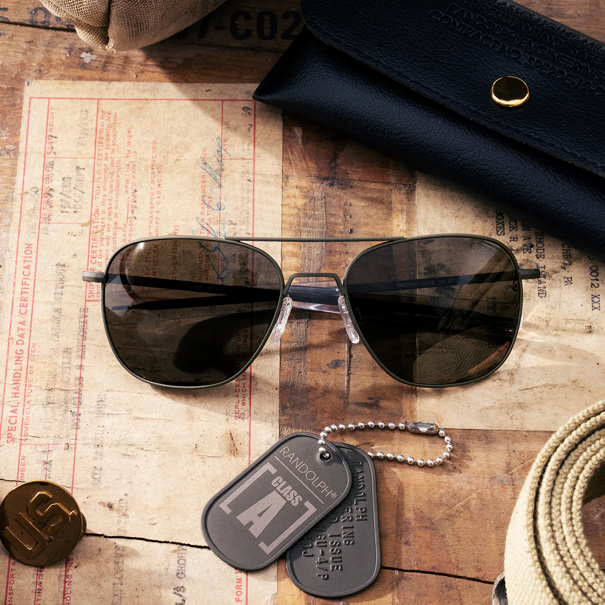 Class A Aviator - Military Olive & American Gray - Image 2