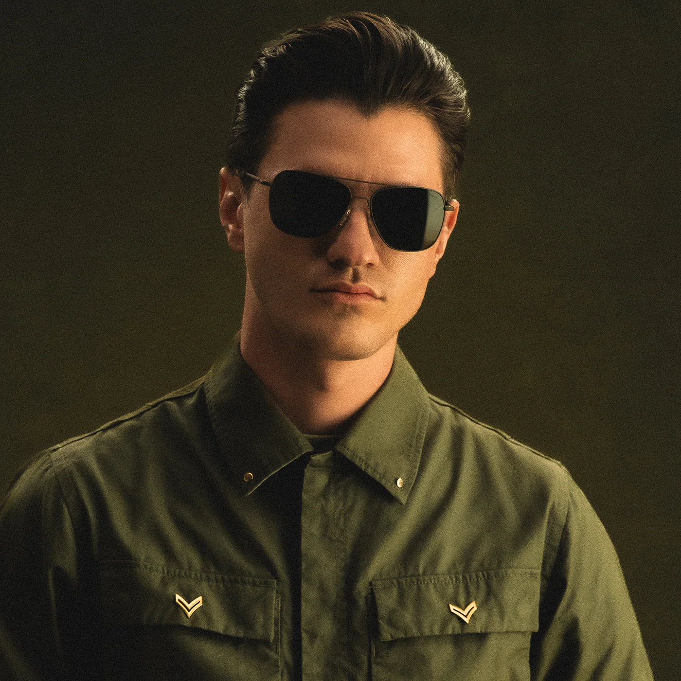 Class A Aviator - Military Olive & American Gray - Image 7