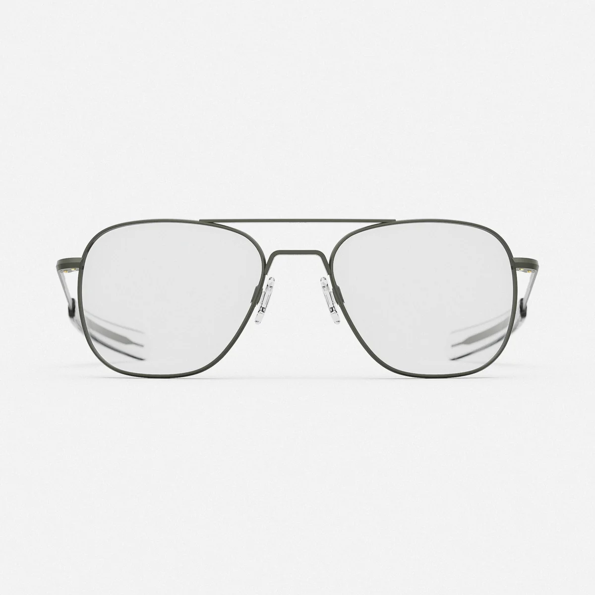 Class A Aviator - Military Olive & Clear - Prescription Eyewear