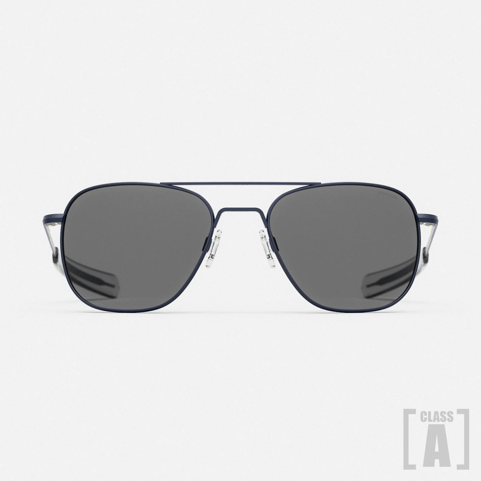 Class A Aviator - Navy & American Gray - Prescription Sunglasses