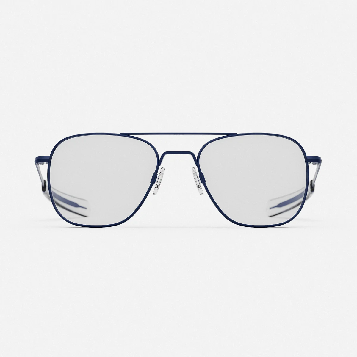 Class A Aviator - Navy & Clear - Prescription Eyewear