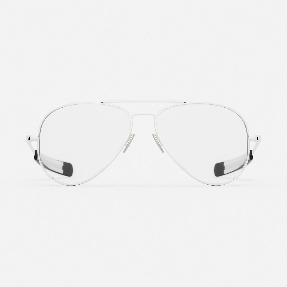 Concorde - 23k White Gold & Clear - Prescription Eyewear