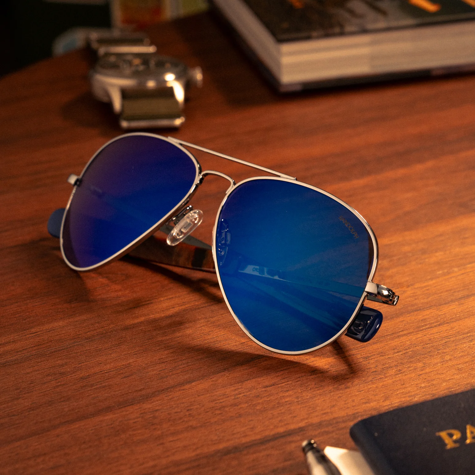 Concorde - Gunmetal & Atlantic Blue - Prescription Sunglasses - Image 2