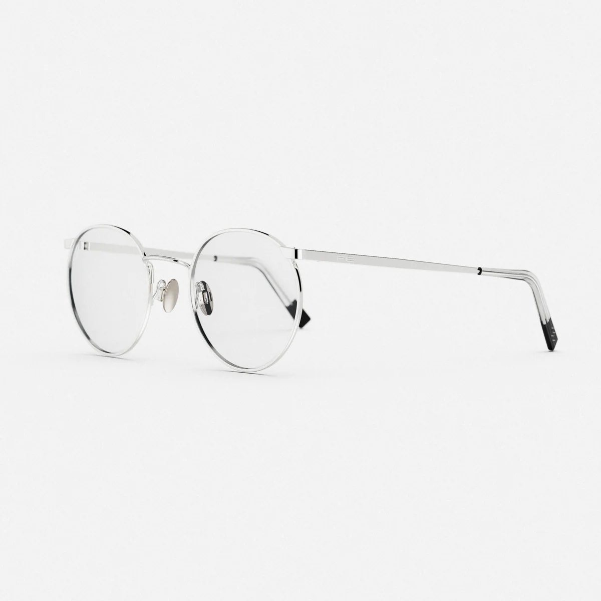 P3 - 23k White Gold & Clear - Prescription Eyewear - Image 2