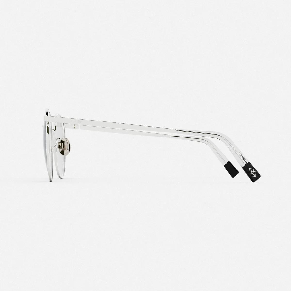 P3 - 23k White Gold & Clear - Prescription Eyewear - Image 3