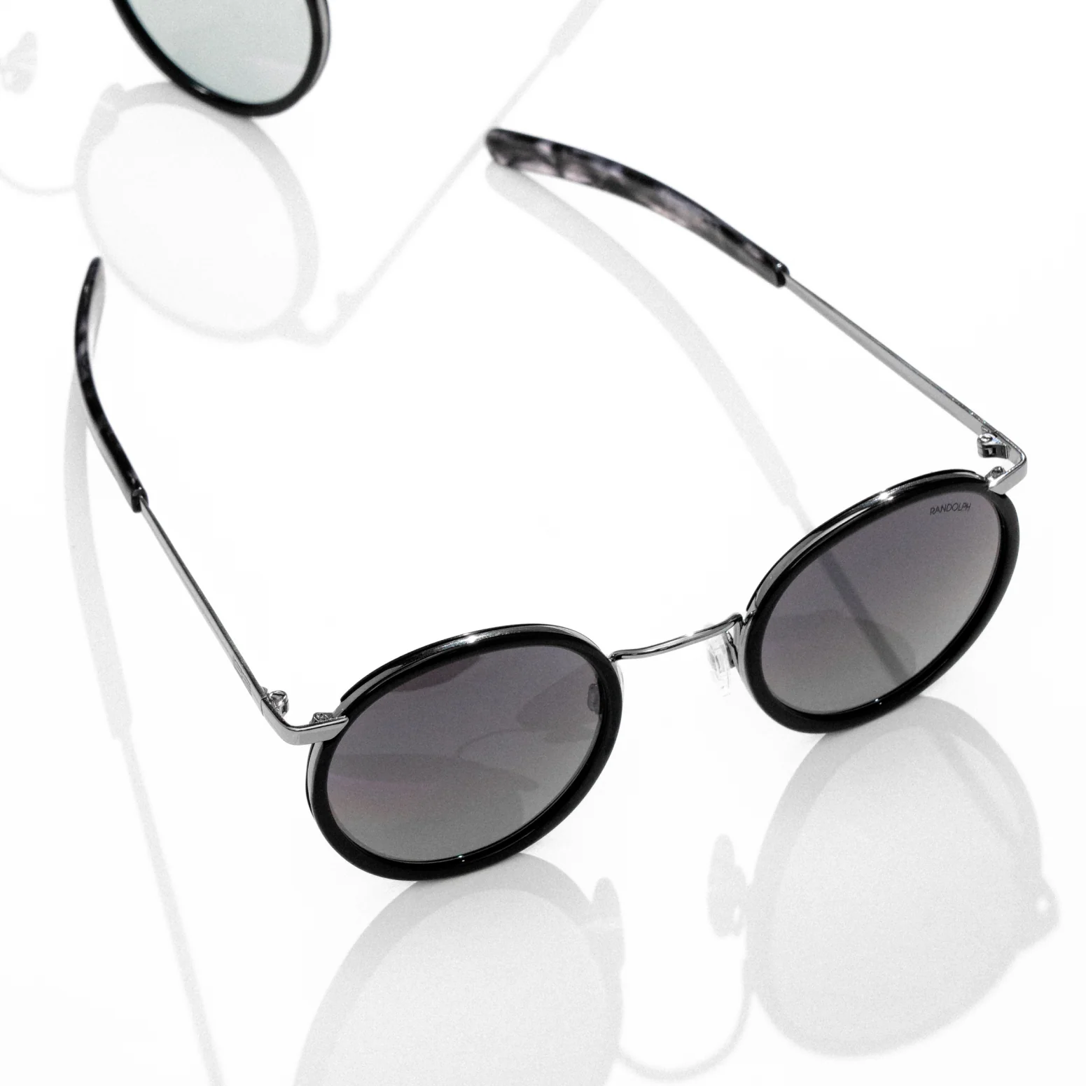 Randolph x BKc P3 Fusion - 22k Black Gold & Coastal Gray Prescription Sunglasses - Image 4
