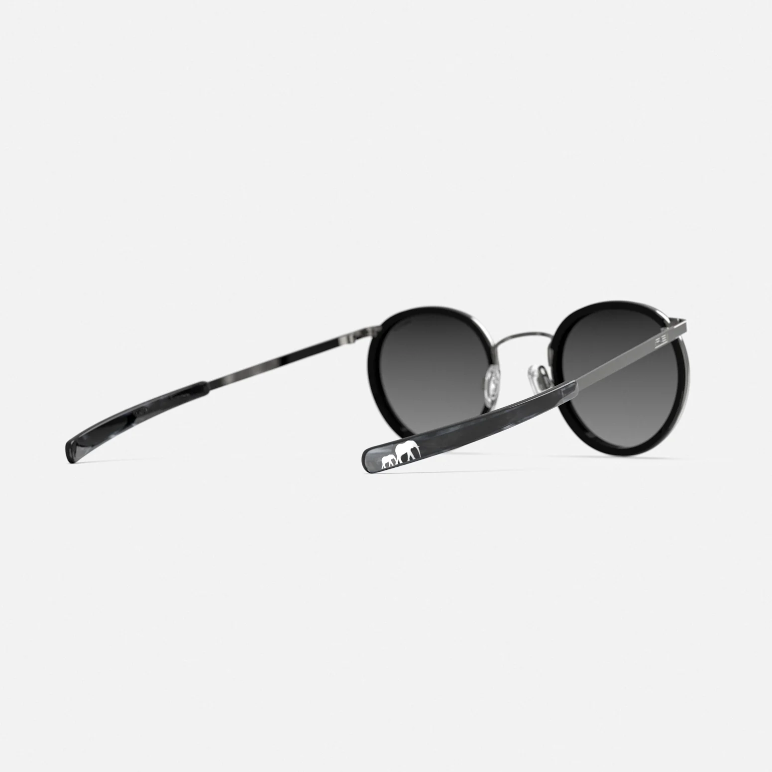 Randolph x BKc P3 Fusion - 22k Black Gold & Coastal Gray Prescription Sunglasses - Image 6