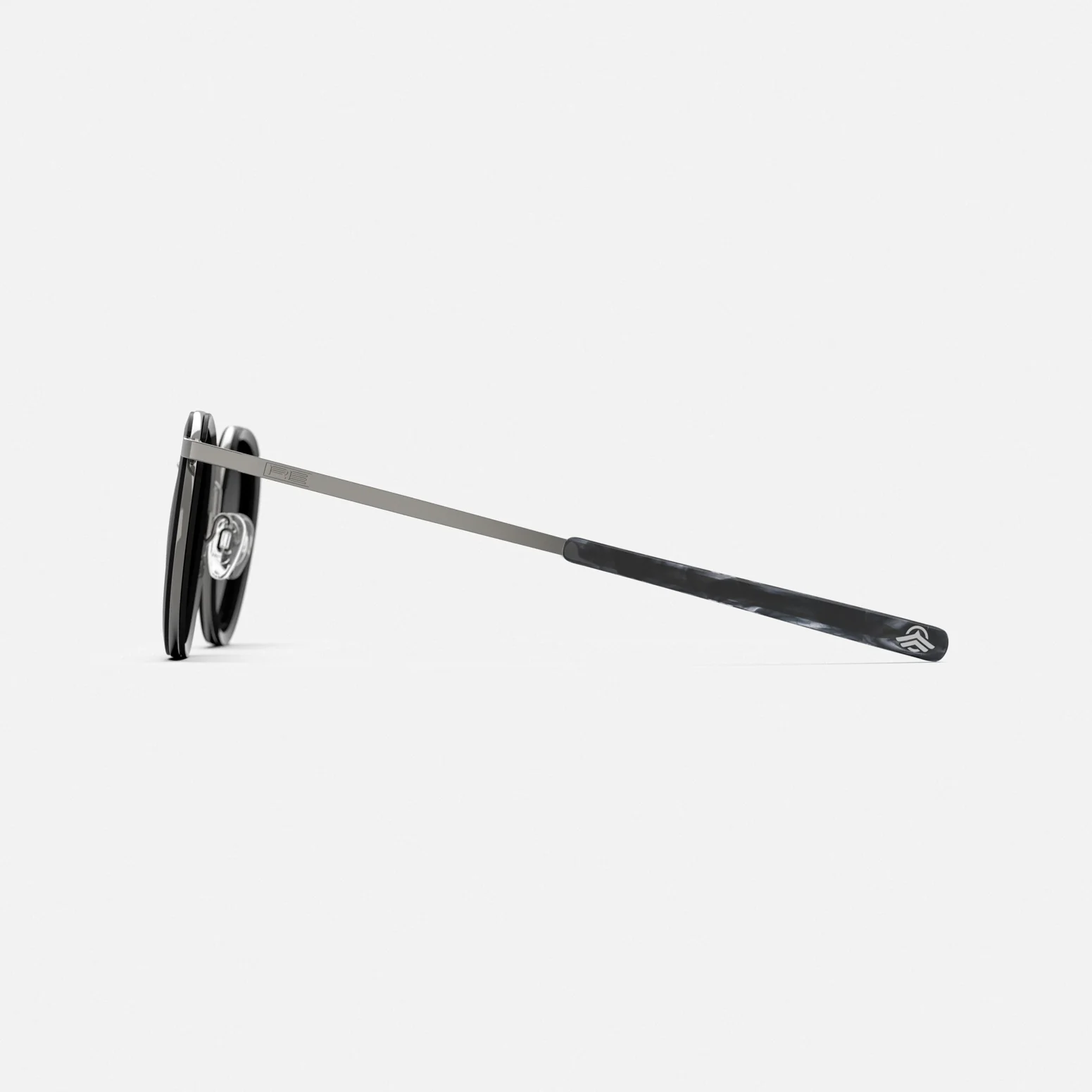 Randolph x BKc P3 Fusion - 22k Black Gold & Coastal Gray Prescription Sunglasses - Image 8