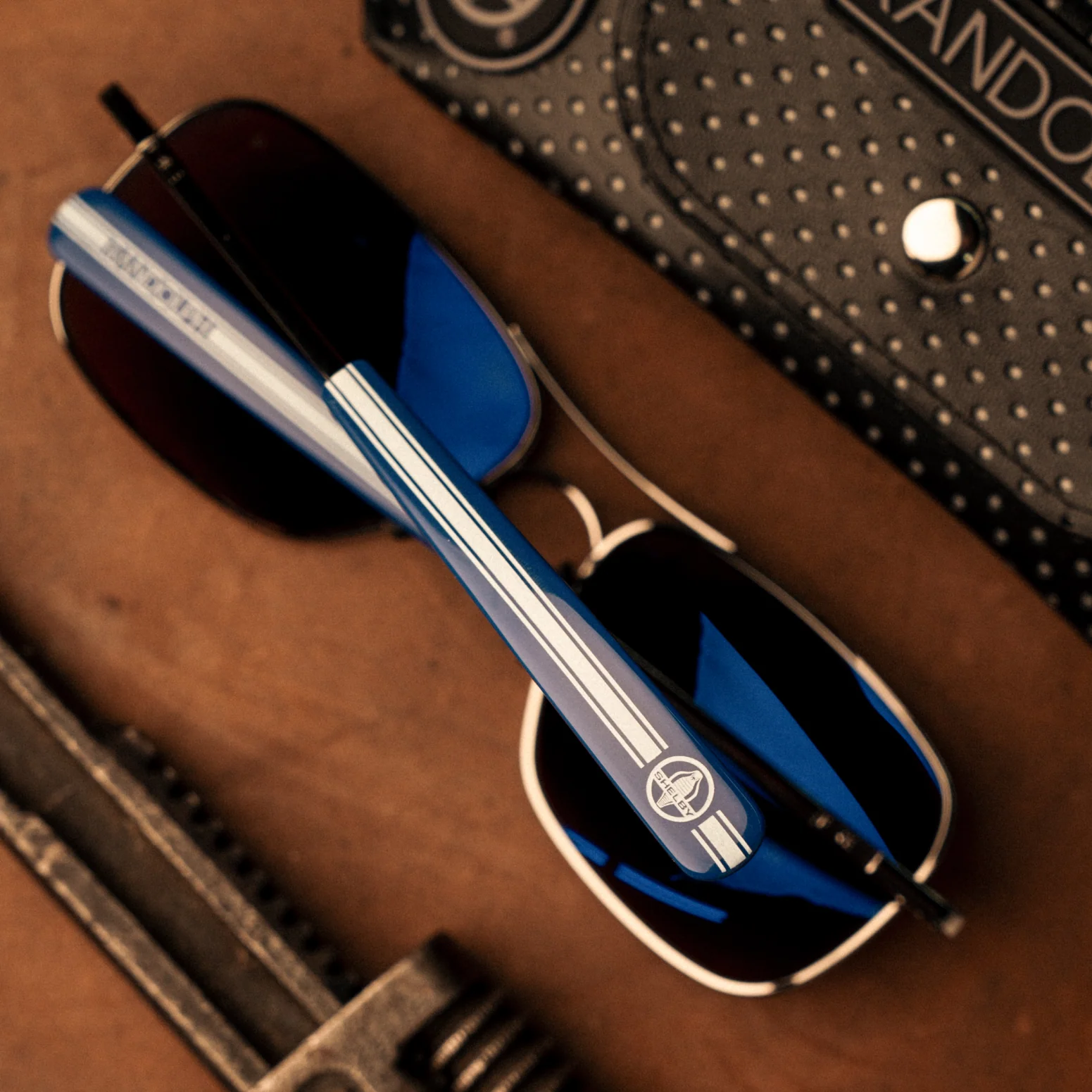 Randolph x Shelby - Archer - Gunmetal & Le Mans Blue - Image 14