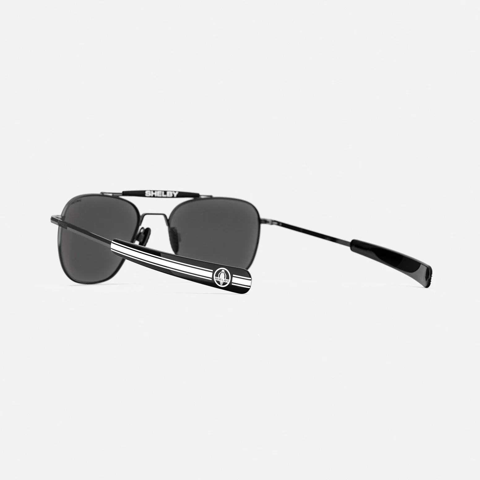 Randolph x Shelby - Aviator II - Black Chrome & Apex Gray - Image 5