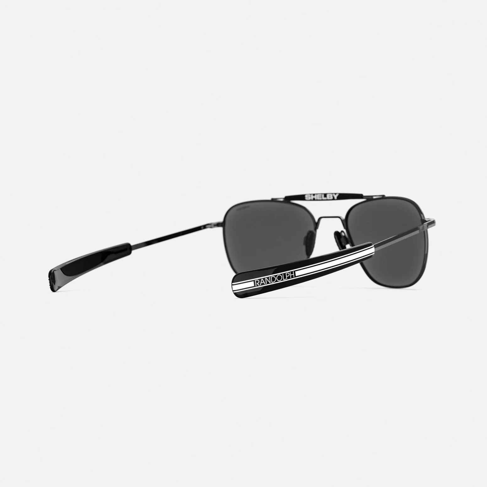 Randolph x Shelby - Aviator II - Black Chrome & Apex Gray - Image 6