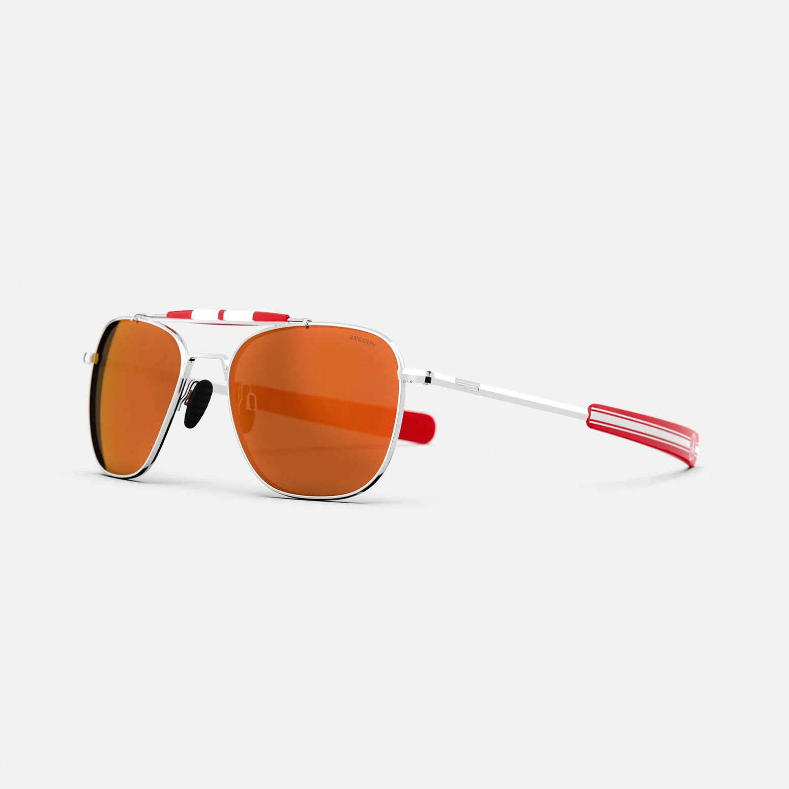 Randolph x Shelby - Aviator II - Bright Chrome & Redline - Image 3