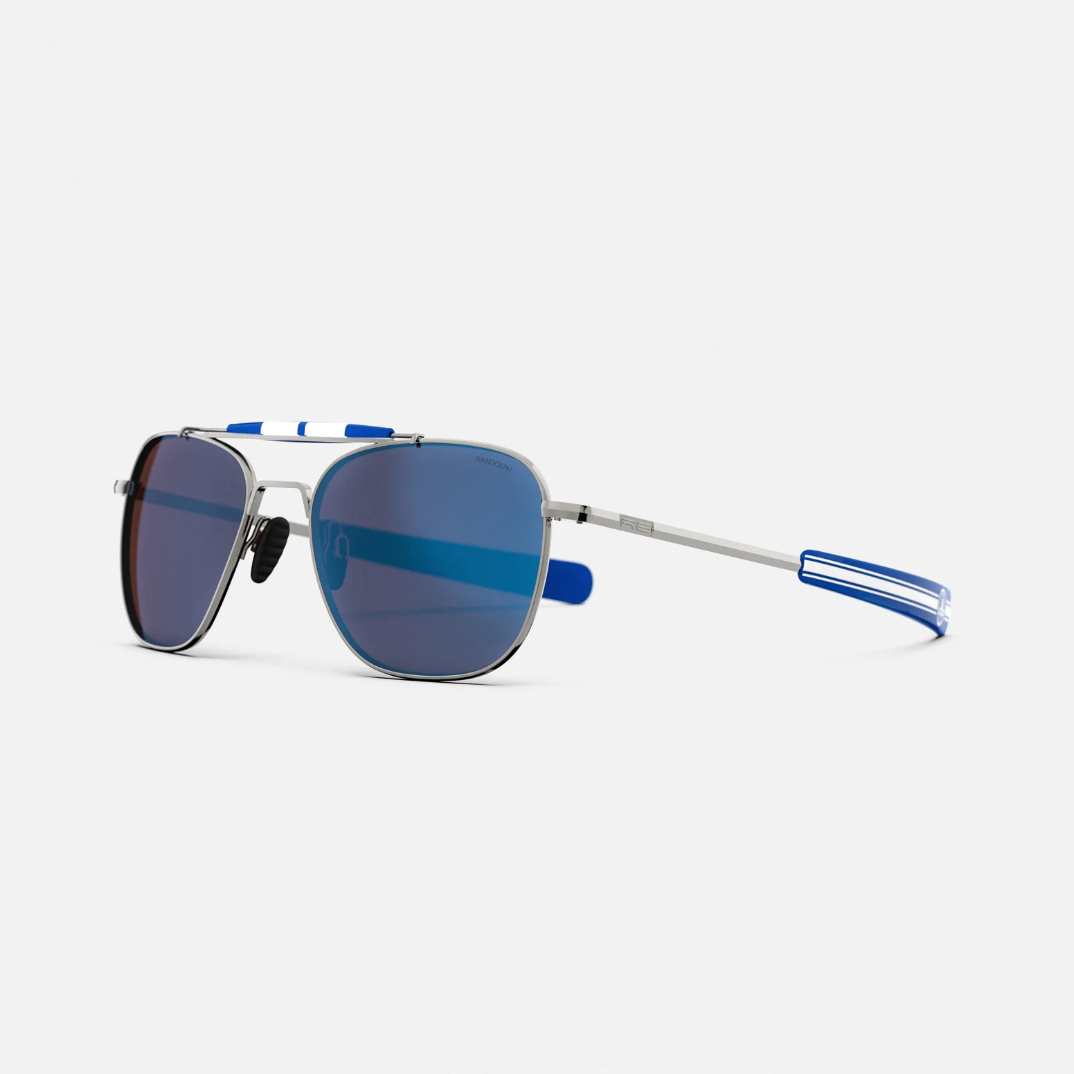 Randolph x Shelby - Aviator II - Gunmetal & Le Mans Blue - Image 3