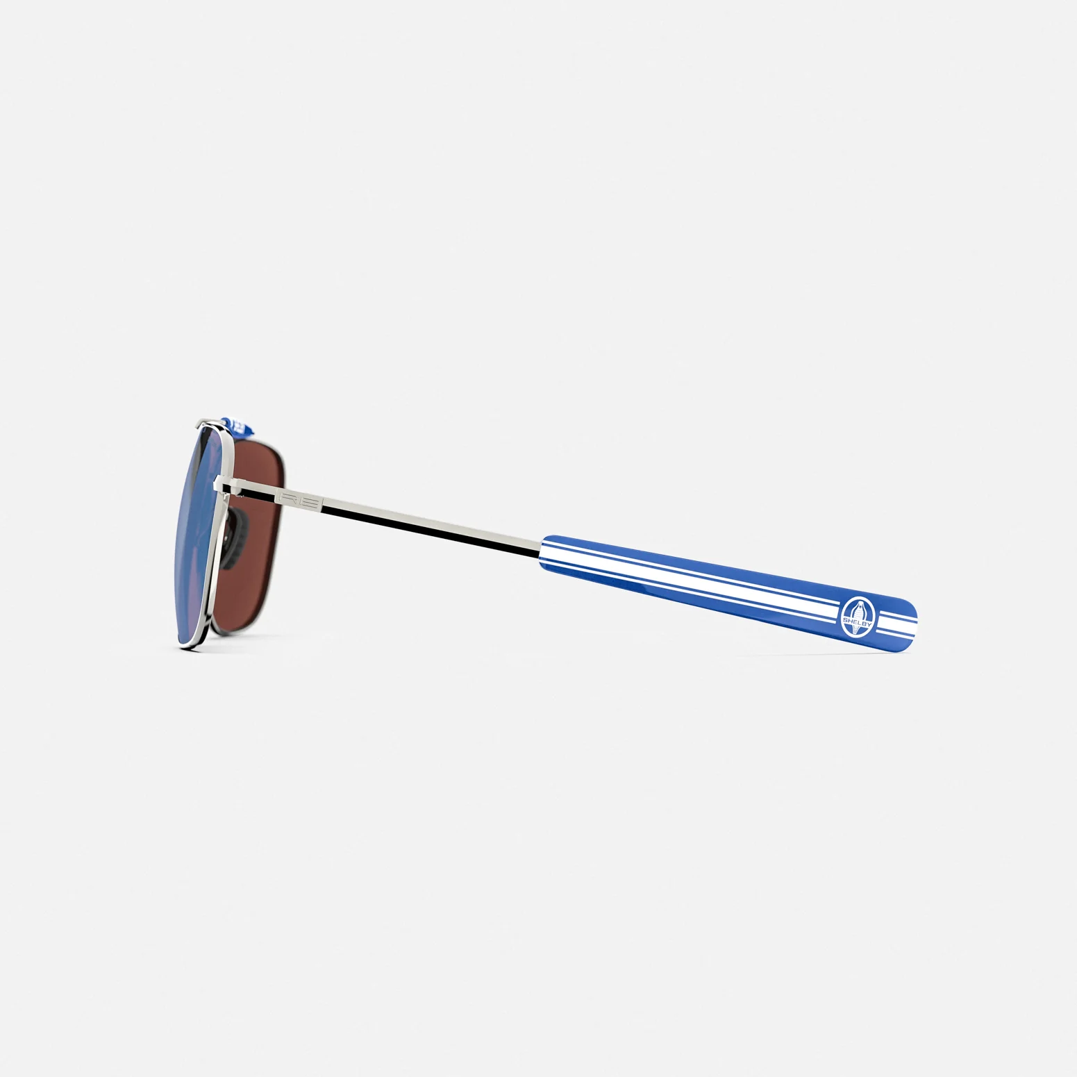 Randolph x Shelby - Aviator II - Gunmetal & Le Mans Blue - Image 4