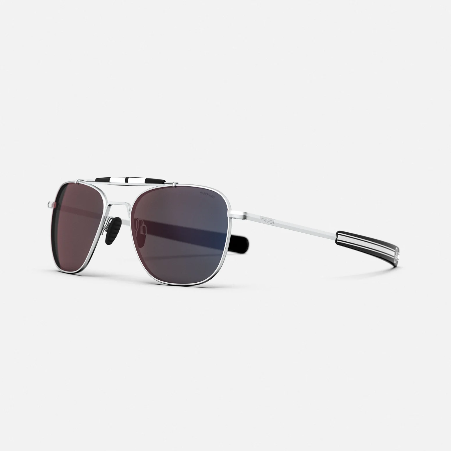 Randolph x Shelby - Aviator II - Matte Chrome & Apex Gray - Image 3
