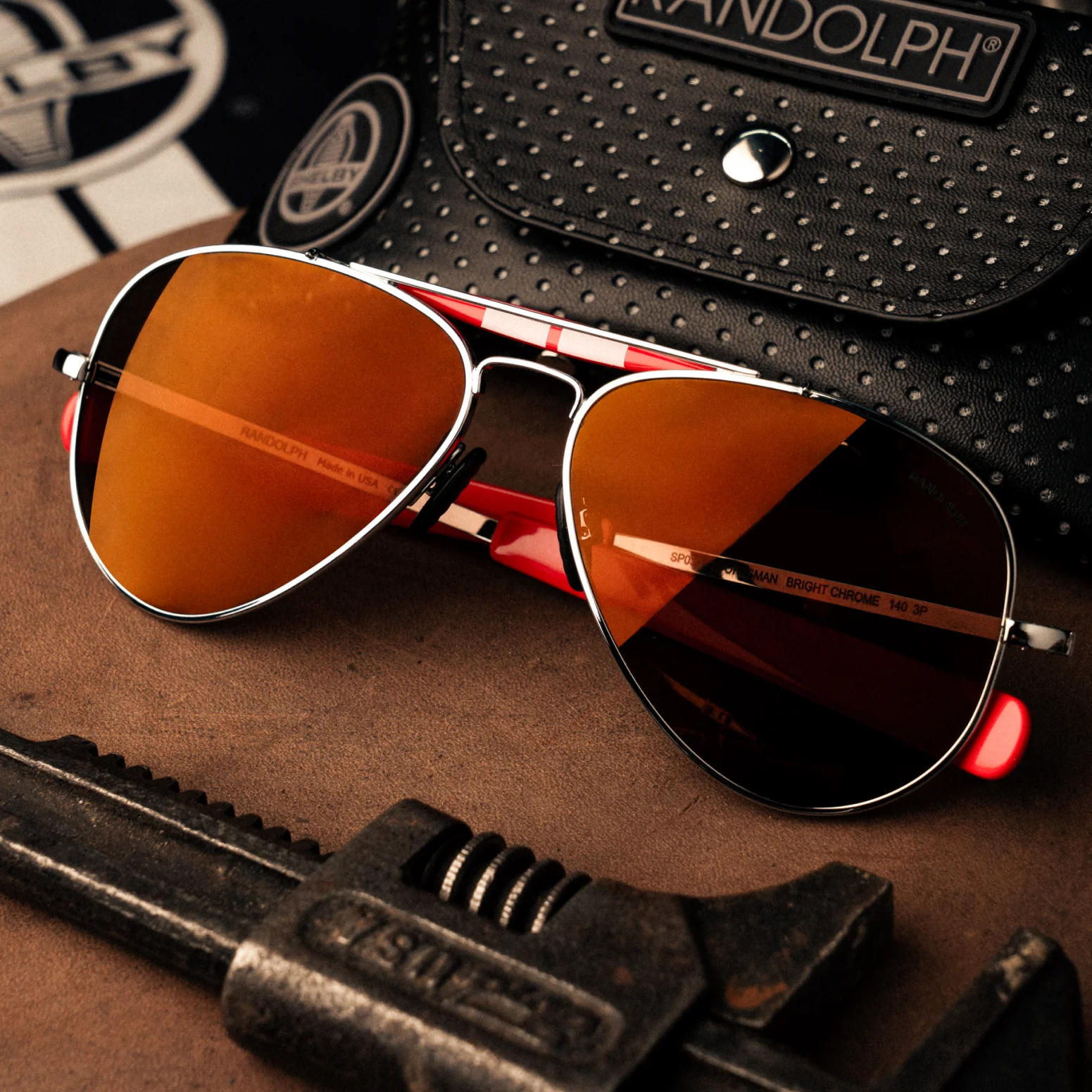 Randolph x Shelby - Sportsman - Bright Chrome & Redline - Image 8