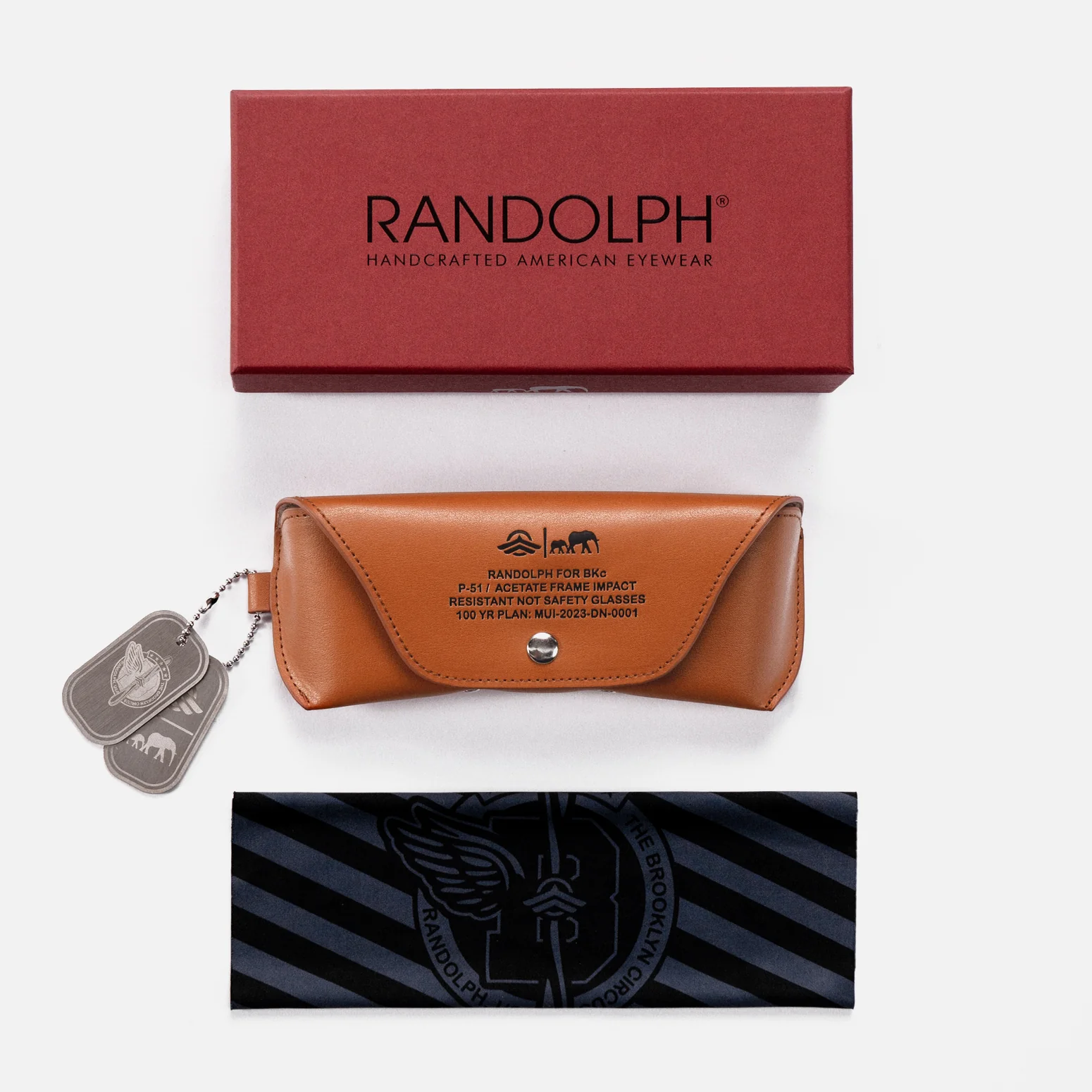 Randolph x BKc P-51 - Military Olive Acetate & Cape Sand Lens - Image 9